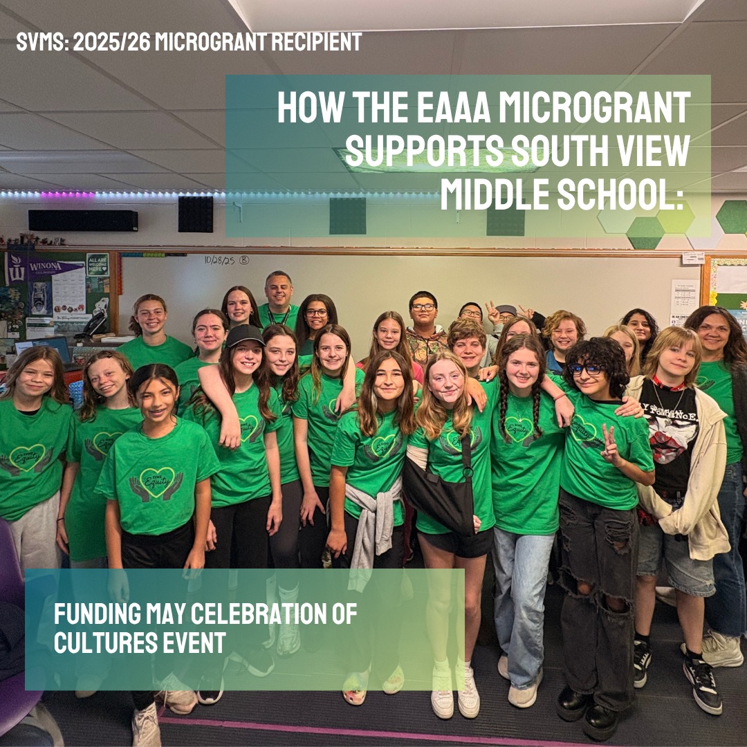 We are excited to highlight the final recipient of our 2025 Fall Microgrant. South View Middle School's Cultural Celebration is a month-long event organized by South View students that celebrates the cultural identities of its diverse students and community. Students are able to share and celebrate their cultural backgrounds. Through flex sessions and podcast interviews students share the pride they feel as an Asian American. This encourages a sense of belonging through learning about the cultures of our community. This year's festival will be the week of May 11th -- starting Monday! We are thankful to support this wonderful work that has such a great impact for so many students!