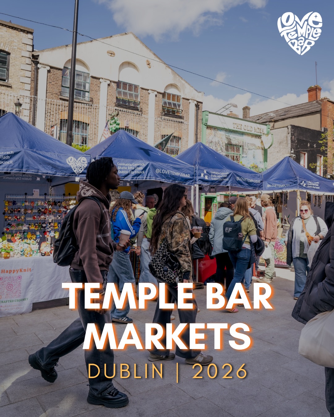 Your guide to the Temple Bar Market 💚✨
Handmade everything, fresh food from Irish farms, sustainable pieces or your next special find, they’re all at the markets!
🧵Design & Craft - Temple Bar Square
🍴Food & Farmers - Meeting House Square
📚 Book - Bernardos Square
Save this for your next wander through Temple Bar 👀
#templebar #dublin #dublinmarkets #wearetemplebar