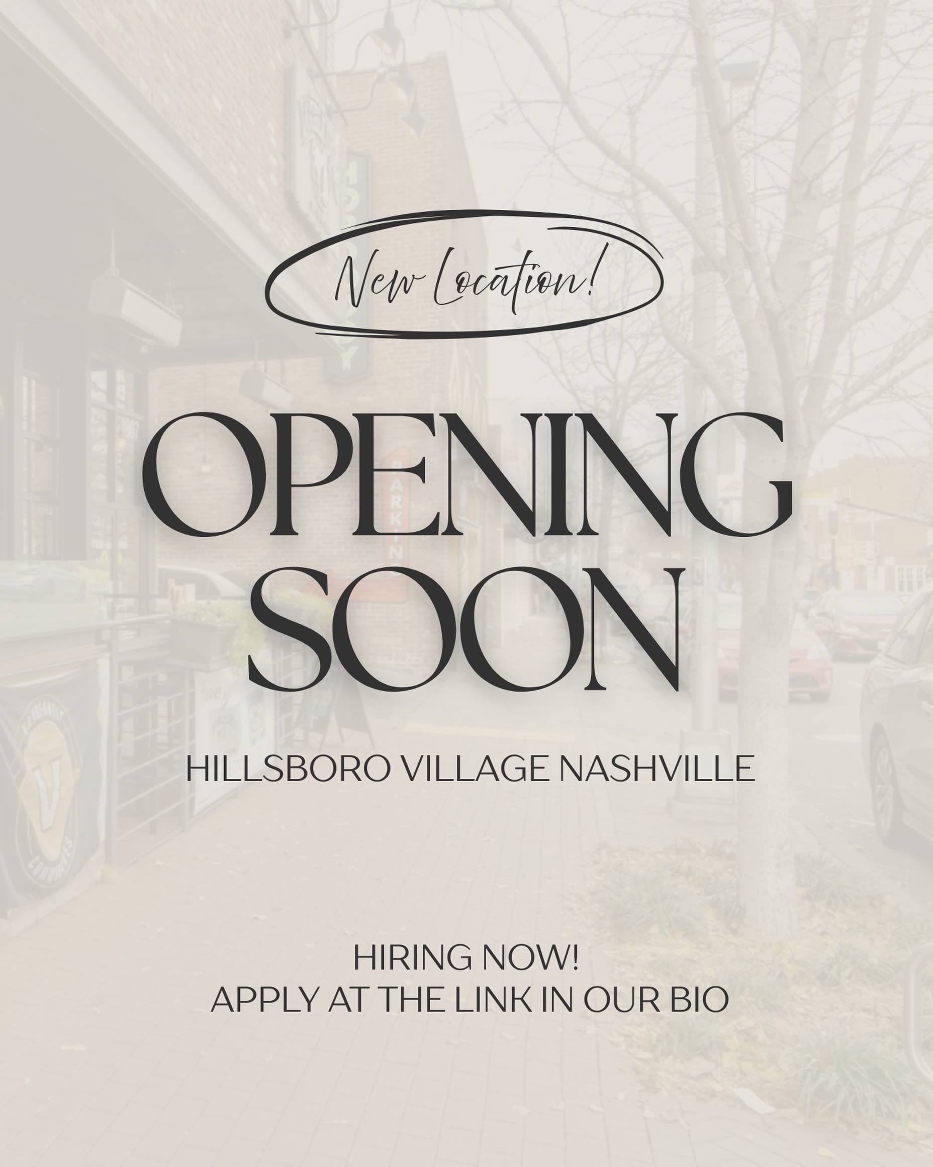 Hollie Ray is opening a new location in Hillsboro Village, Nashville!! We are beyond excited to bring Hollie Ray to another neighborhood we love and can’t wait to open in our beautiful new space! Stay tuned for more information very soon! 🤍✨
We’re also officially hiring for our new location as well as our existing locations! Apply at the link in our bio if you’d love to join the Hollie Ray team!
#HollieRay #NashvilleBoutique #HillsboroVillage #ComingSoon #GrandOpening