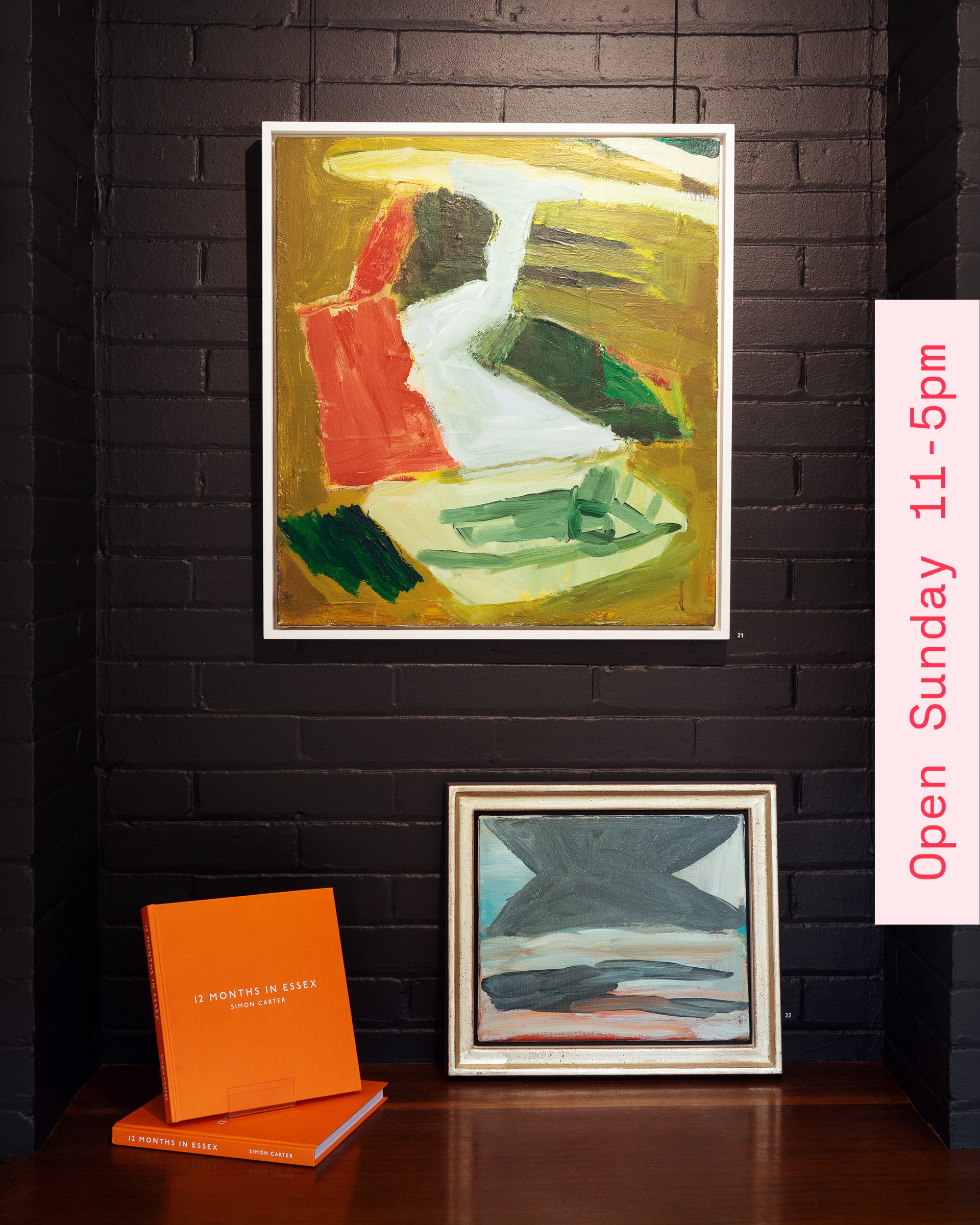 We’re open tomorrow, Sunday, 11-5pm… come and see these beauties in person ;-)
#contemporanyart #contemporarypaintings #homegallery #simoncarter #belfastevents