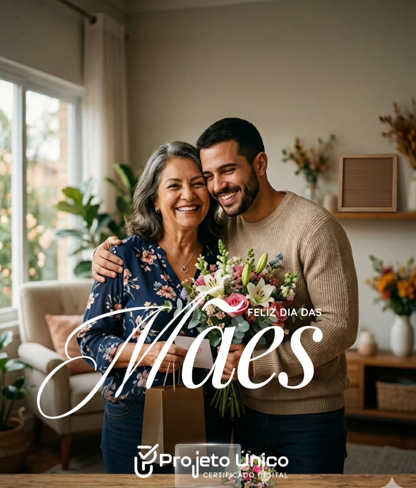 Existe um amor que é único, incondicional e que valida todos os nossos dias.🧡💚
A Projeto Único homenageia hoje todas as mães que, com dedicação e força, transformam o nosso mundo em um lugar mais seguro e cheio de luz.
Feliz Dias das Mães! ✨💐