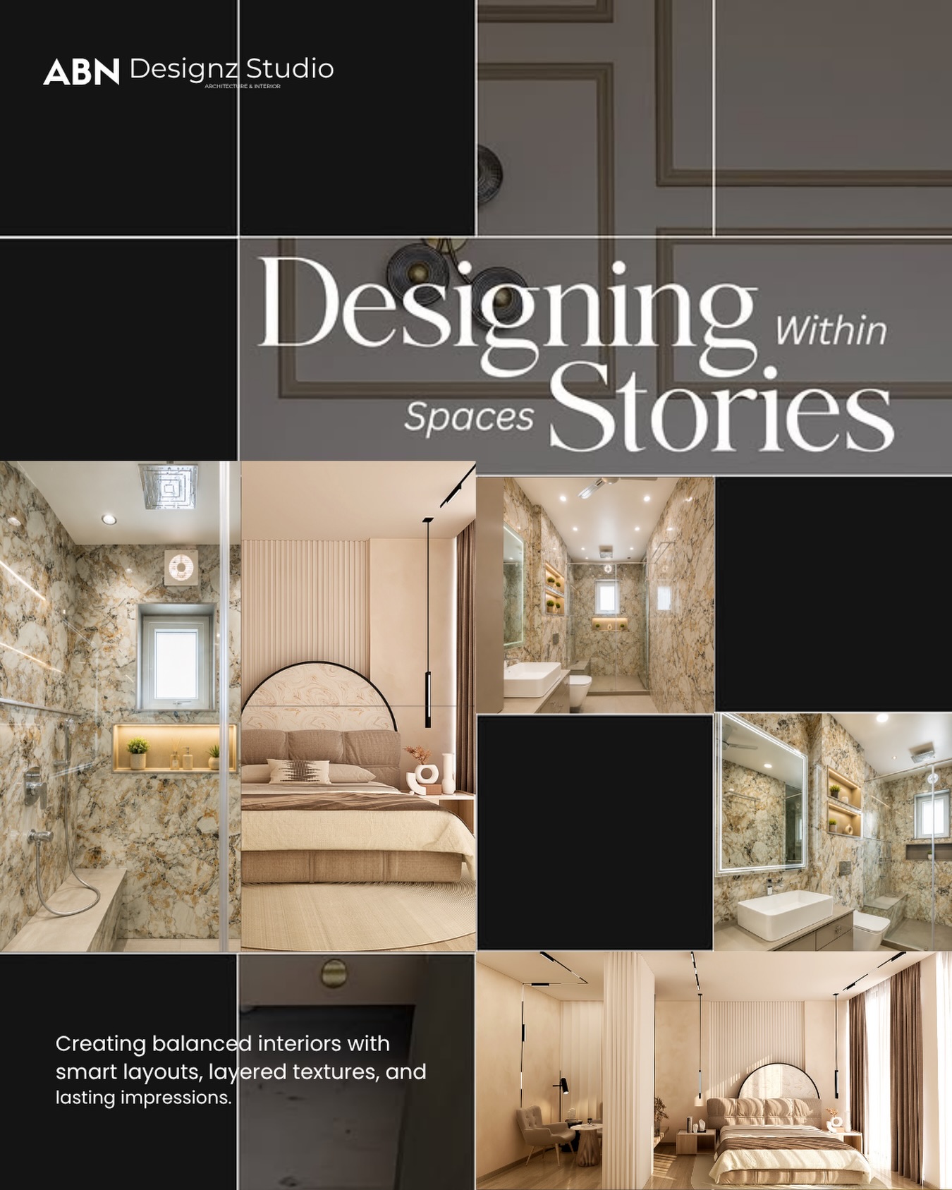 Every space tells a story — and great design makes it unforgettable ✨🏡
At ABN Designz Studio, we blend textures, elegance, and thoughtful layouts to create interiors that feel timeless, balanced, and beautifully yours.
#InteriorDesign #ABNDesignzStudio #LuxuryInteriors #ModernSpaces #homeinspiration