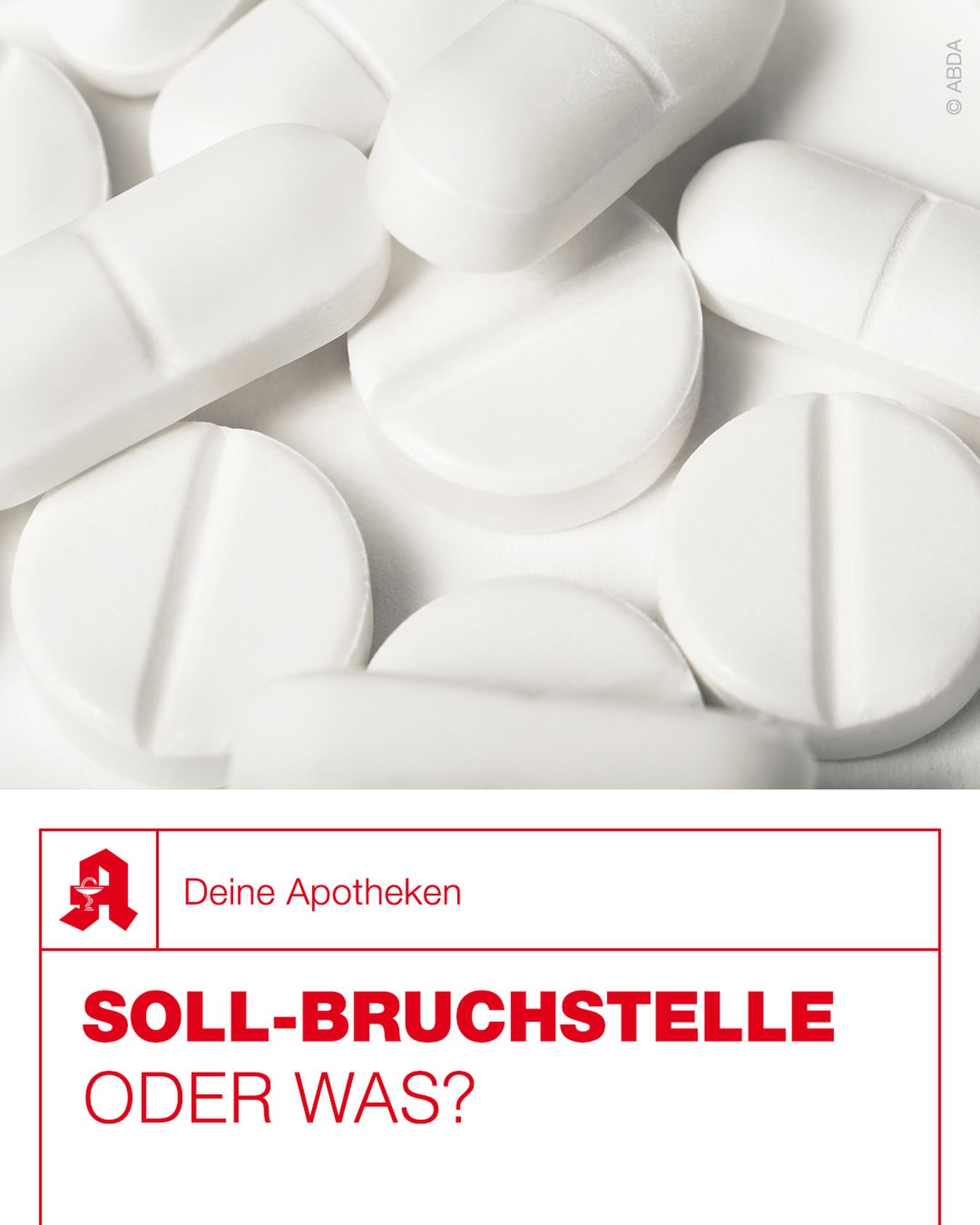 ❗️Nicht jede Tablette, die eine Rille hat, darf auch geteilt werden! Oft handelt es sich nur um „Zierkerben“ zur besseren Unterscheidung.
Teilt ihr die falsche Tablette, kann die Wirkung verloren gehen oder der Wirkstoff wird zu schnell freigesetzt. Das gilt besonders für Dragees oder magensaftresistente Filmtabletten. Ob ein Medikament wirklich teilbar ist, steht leider nicht immer im Beipackzettel.
Geht daher lieber auf Nummer sicher: Fragt uns bei eurem nächsten Besuch, ob ihr eure Tabletten halbieren dürft, oder sagt uns Bescheid, wenn ihr eine teilbare Tablette benötigt. Dann suchen wir die passende Tablette für euch raus.
#teilbaretablette #zierkerbe #wirfüreuch