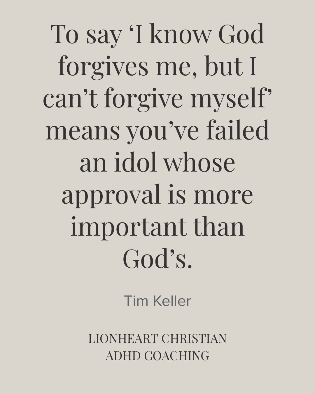 When you say you cannot forgive yourself, you may be holding yourself to a higher authority than God.
Grace does not become untrue or less powerful or less lavish because your feelings lag behind it.
If shame still has the final word, book a discovery call.