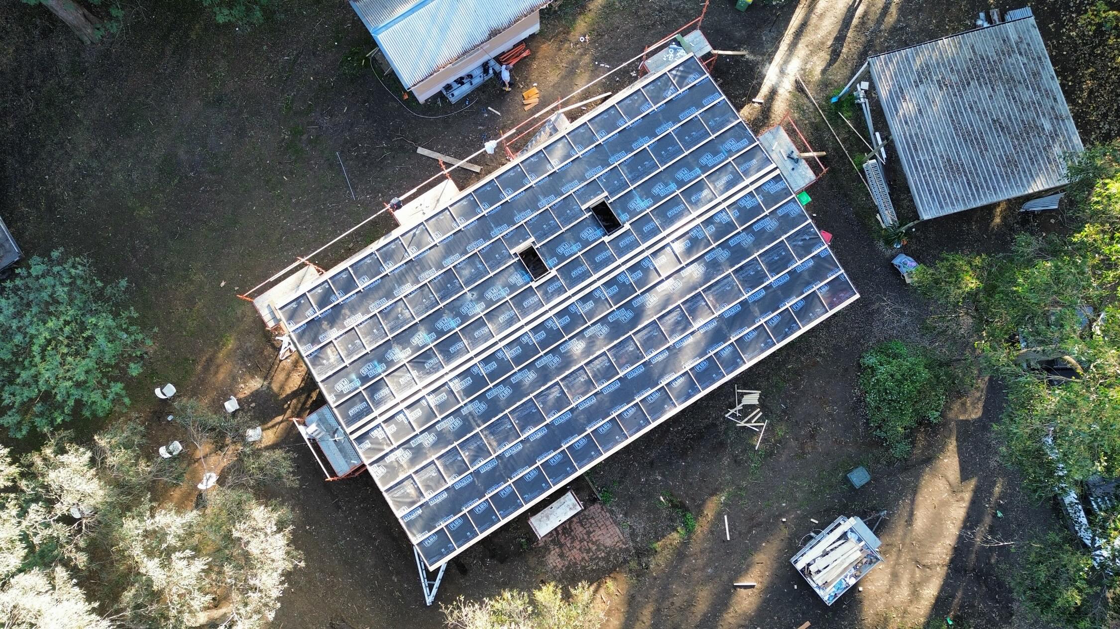 Another glorious high performance roof in the bag!
Super stoked on this weeks outcome. I was looking at the weather forecast late Sunday afternoon, and saw that we really did have potentially the best weather window for some time this week. Especially given it snowed up here late last Thursday!
So I assembled the troops. Shot a message out to my whole crew and mounted an all hands on deck effort to make the most of our window. Now I get to Friday night before more rain over the weekend feeling super chuffed with another weathertight project.
There is so much more work in this than first glance too. Scaffolding transported from HQ and put up, old roof stripped off, all fascias replaced, entire frame externally pre-painted, old eaves stripped and replaced (which looks amazing now), weathertightness barriers installed, ventilation detail and sub flashings installed, new battens on and throw in a few skylights for good measure as well.
Needless to say I’m super proud of my team after this effort, plus I’ve really had a ripper time this week up there after actually having us all together for the first time in a few months as we’ve all been across a few different sites.
🌿🌿🌿
We’re passionate about crafting healthy, high performing, beautiful buildings.
Our philosophy is to offer a personable and professional experience for our clients with impeccable attention to detail and performed by a team of talented and passionate carpenters.
If you’d like to know more about how RICCON can work for your project, please touch base via DM or head to our website to learn more.
🔨 Crafting beautiful homes in beautiful places
🏡 Combining architecture and high performance methodologies for healthy, energy efficient homes
🌿 High performance and energy efficiency specialists
😀 Sharing the passion, knowledge and good times on our job sites
🔨 Super talented carpenters
📍 Servicing Melbourne’s North East, East, Yarra Valley, Dandenong Ranges and Rural Victoria.