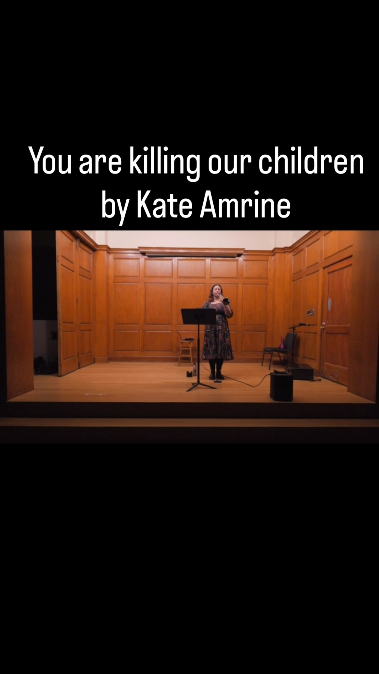 Last summer I got invited to a poem party and I wrote a poem to bring and share with everyone, inspired by all of the crazy things happening in the world. Back in the fall, I was asked to put together a night of music for @jaeaccs so I took my poem and turned it into a piece for trumpet and electronics. 🤓Here is a clip from the premiere recording from that show and I hope to bring this one into the studio soon! Full recording is on my YouTube channel 🎺 #newmusic #trumpetplayer #femalecomposer #trumpetsolo #trumpetandelectronics