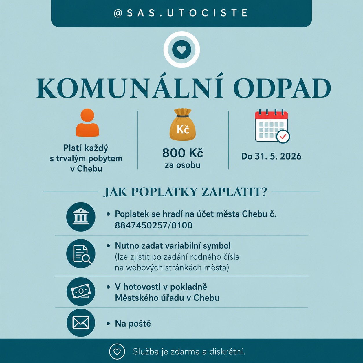Už jste zaplatili komunální odpad ? 🚮
