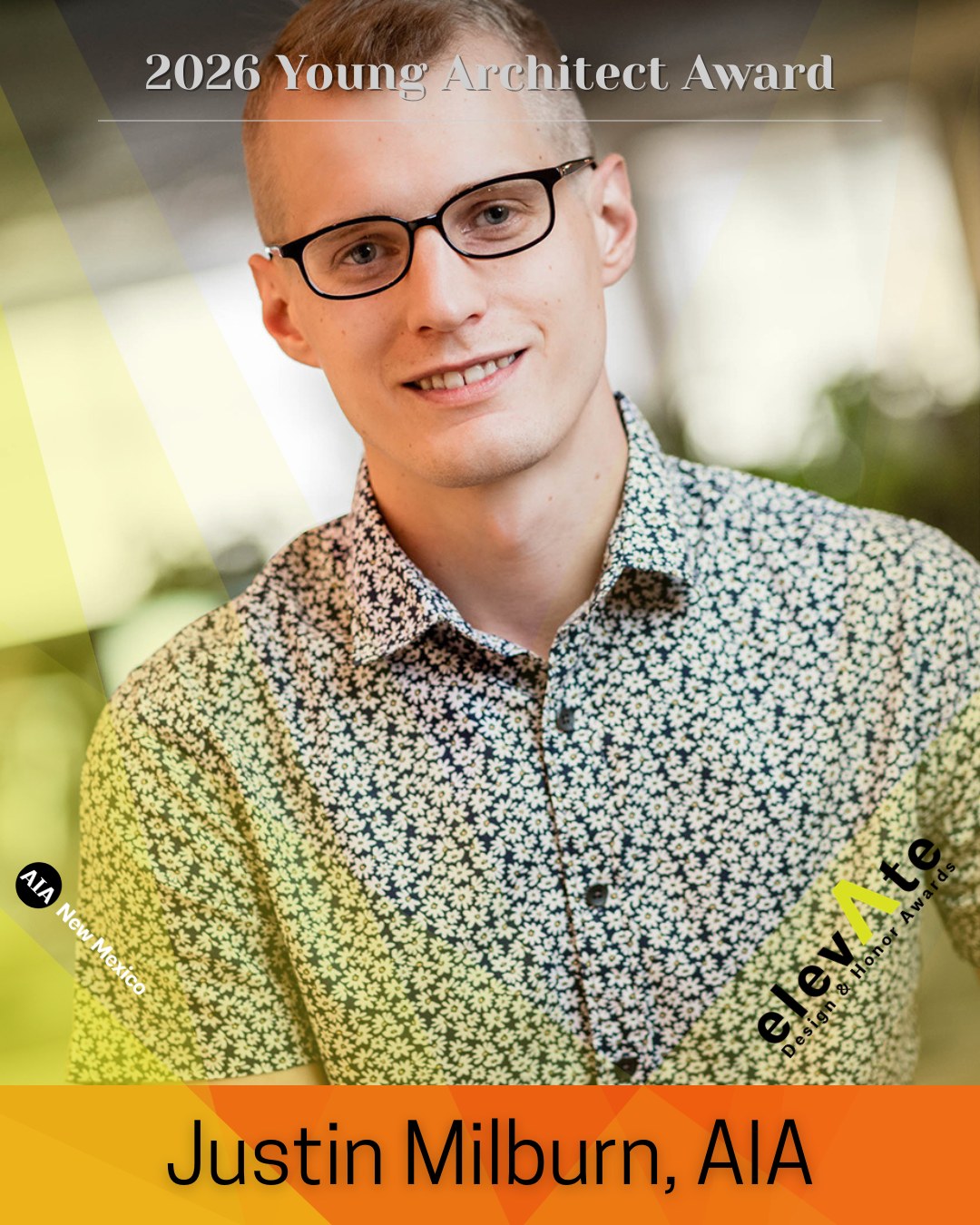 elevAte 2026 Young Architect Award: Justin Milburn, AIA.
I am particularly struck by Justin's commitment to the principle of "paying it forward." His dedication to volunteerism has been evident since his school years with AIAS, where he has made significant contributions to AIA Albuquerque, including assisting with the annual Golf Tournament since 2017, both behind the scenes and during fundraising efforts.
Justin's pursuit of involvement within the AIA has evolved from his tenure as an AIAS student member to his current role as President of AIA Albuquerque. His passion for architecture and its multifaceted nature is commendable. He has attended numerous national AIA events and conferences, both as a student and a professional, consistently bringing back valuable insights for the Albuquerque and New Mexico architecture community. His proactive approach to innovation and execution of ideas is an asset to our profession.
As a Young Architect member of the AIA, Justin demonstrates a comprehensive understanding of the architect's role within his firm, the community, and the promotion of architectural education. I am confident that he will continue to emerge as a leader within the AIA while serving as an inspiring mentor to students engaged through AIAS Firm Crawls and other initiatives aimed at supporting licensure.
Thank you to our Leadership Awards Jury Chair, Timothy de Noble, FAIA!
#architecture #leadership #awards #design #youngarchitect #yaf #aiayaf @aiayaf @aiaalbuquerque @fbtarchitects