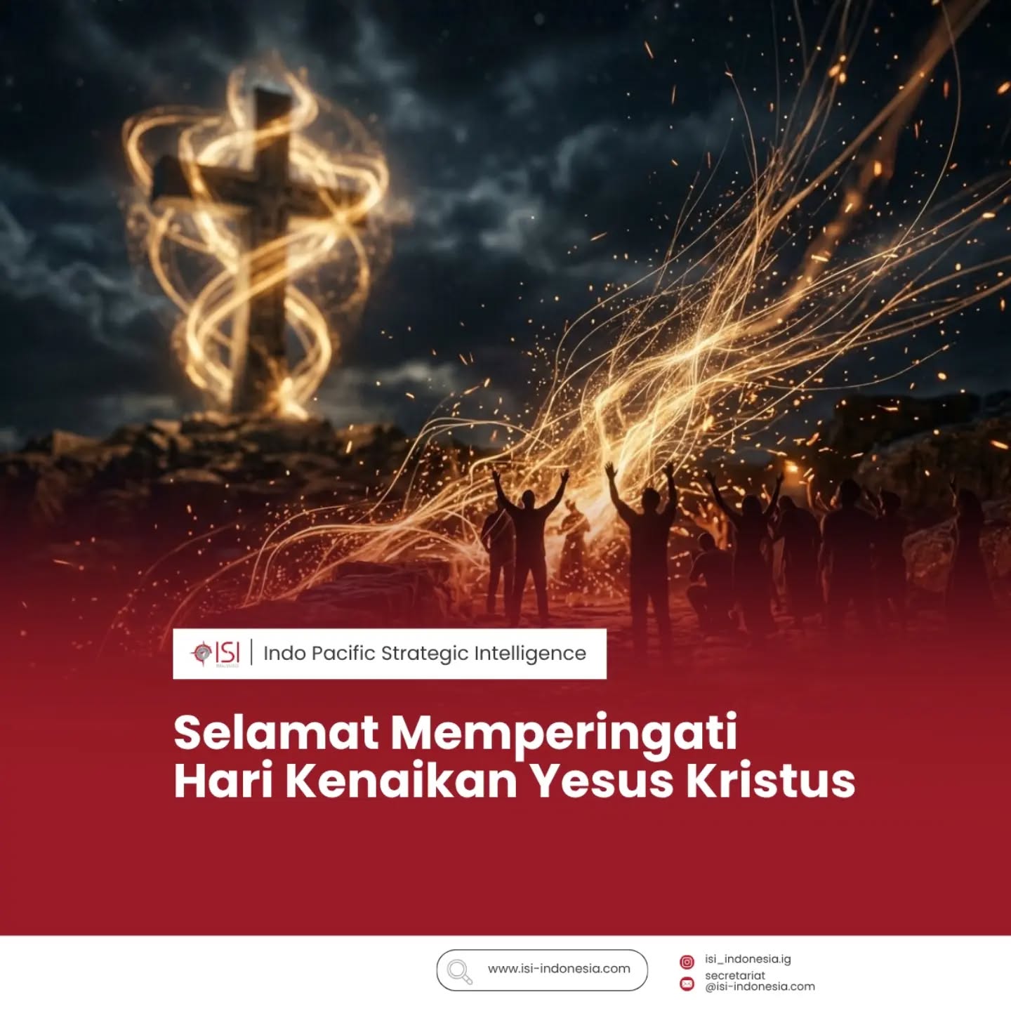 Selamat memperingati Hari Kenaikan Yesus Kristus.
Semoga nilai kasih, pengharapan, dan damai senantiasa menyertai kehidupan kita.
#KenaikanYesusKristus #IndoPacific #ISI