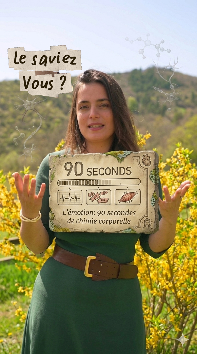 Le saviez-vous? La réaction chimique d'une émotion dans le corps ne dure que 90 secondes dans le corps.
#bienetre #emotion #chemestry #écoute