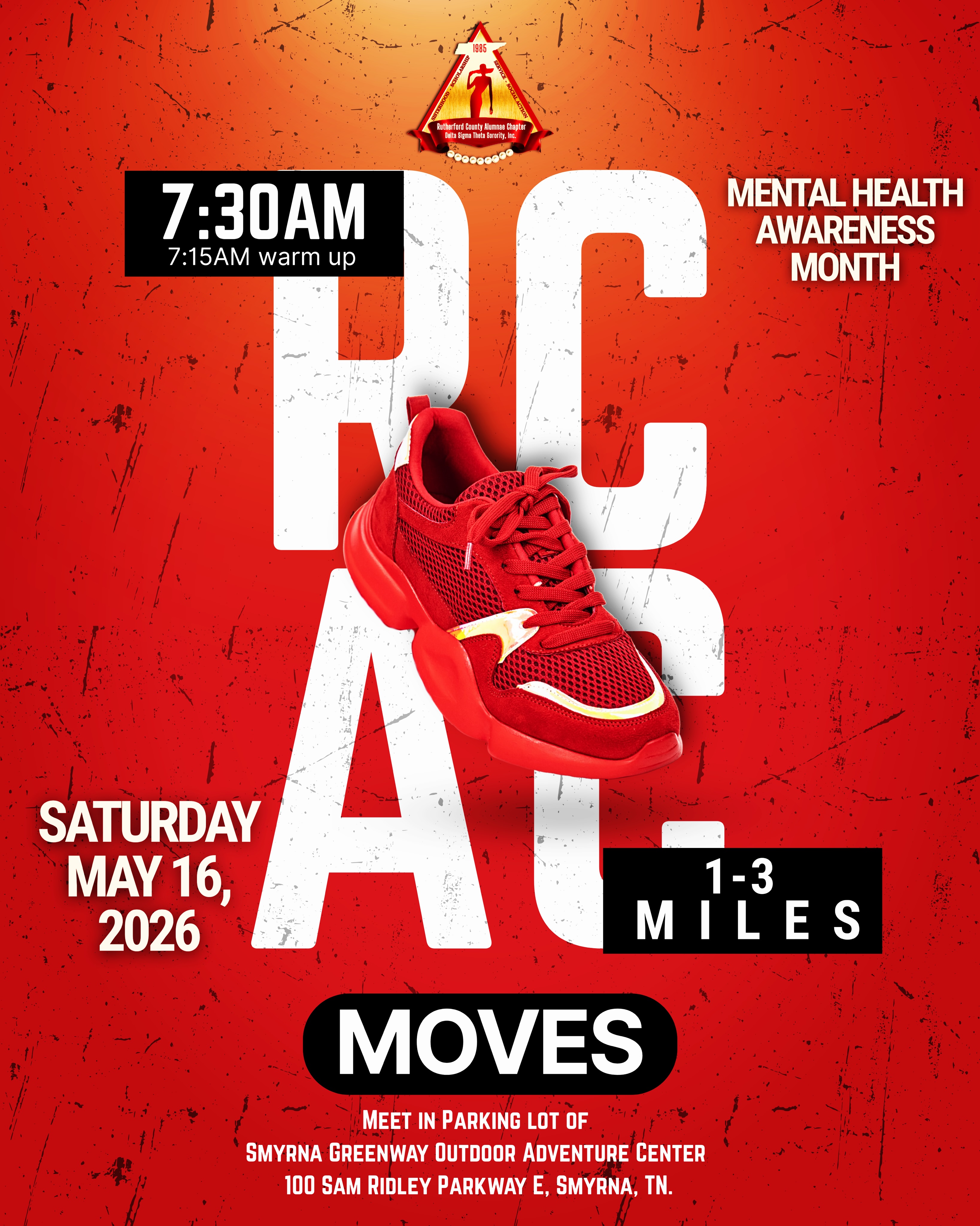 Let’s get up and Moving Rutherford County! Meet us this Saturday for RCAC moves!