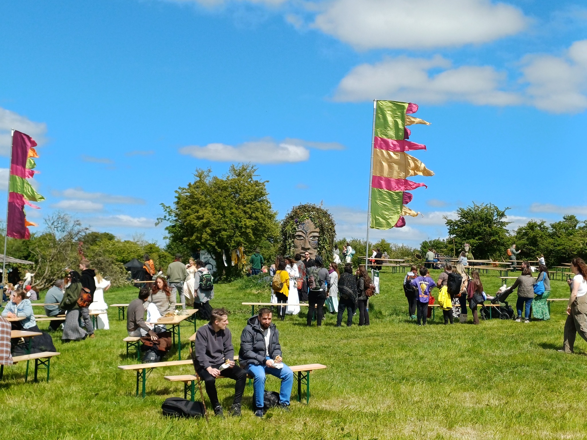 Our tour planner Niamh just spent the weekend exploring just some of what the Boyne Valley has to offer.
She attended the Bealtaine Fire Festival, an annual tradition at the Hill of Uisneach, Ireland's Sacred Centre in Westmeath, which has been a ceremonial gathering site since Neolithic times.
"There was an incredible feeling of celebration at the festival. There were traditional carpentry and blacksmith stalls, opportunities to have your fortune told and to hold birds of prey. There was storytelling and live music throughout the day, culminating in the procession of lights and igniting the fire. It was incredibly poignant to continue a ritual that is so steeped in history, to join the many thousands of people over the millennia who gathered on the hill to worship and celebrate."
It is believed that the Irish have lit fires on the Hill of Uisneach to mark the changing season for over 5,000 years.
Every year, all the fires throughout Ireland were extinguished at Bealtaine and relit from the new flame from the Hill of Uisneach.
Today, the fire festival invites people from all over the country and the world to join in this tradition, to welcome long Summer days and good weather.
The festival takes place during a weekend in early May each year.
Add the Bealtaine Fire Festival to your Ireland bucket list and get in touch today to begin planning your bespoke Little Gem Tour of Ireland!
@bealtainefestival Tourism Ireland The Irish Times