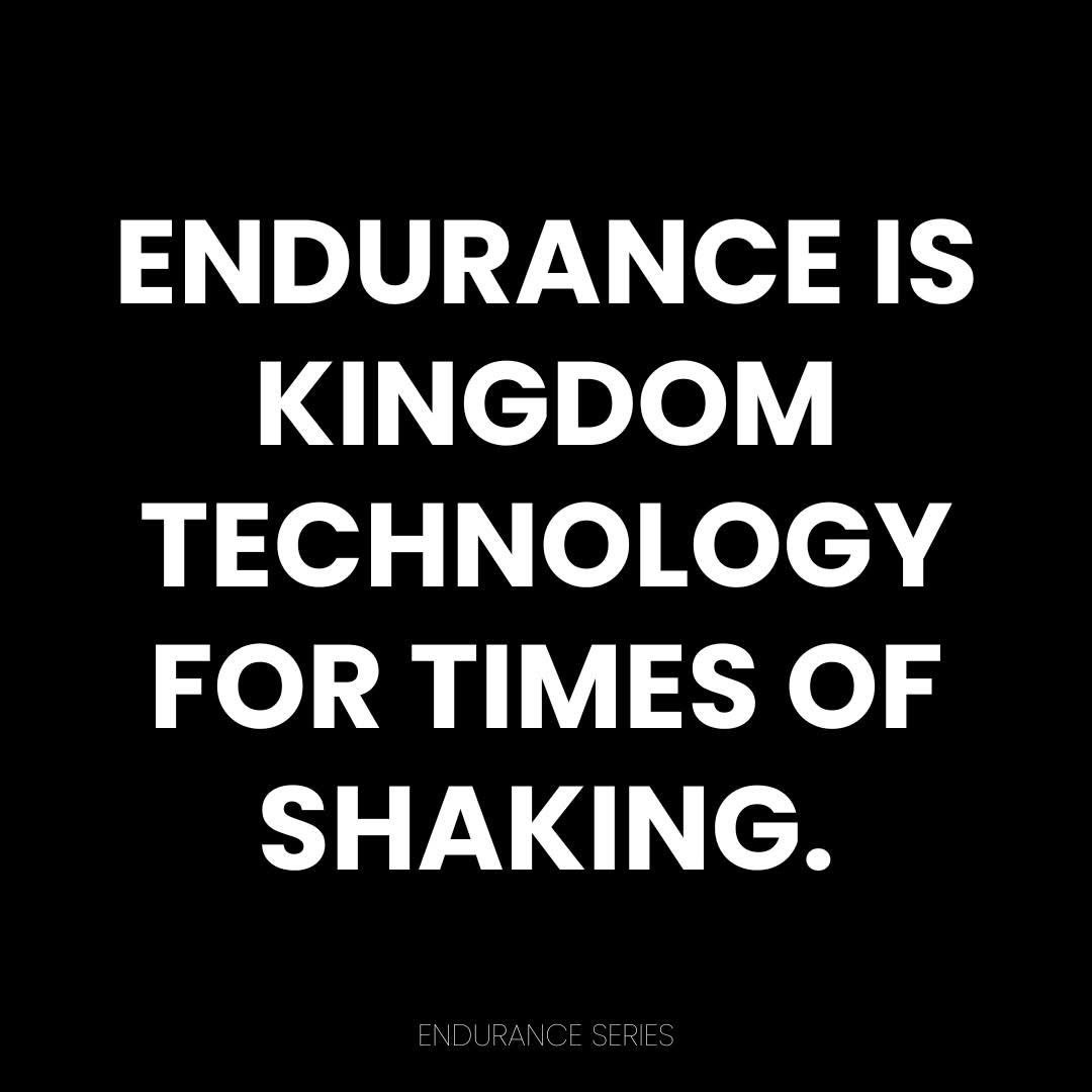 Endurance is Kingdom technology for times of shaking.
When everything is shaking, endurance is not optionalāitās Kingdom infrastructure in your spirit.
The Holy Spirit is installing in you a capacity to outlast the storm, not just survive it.
š Tag someone who is standing strong in a shaking season and write a short prayer for them in the comments.
#KingdomTechnology #TimesOfShaking #UnshakableFaith #HolySpiritPower #Endurance RemnantRising