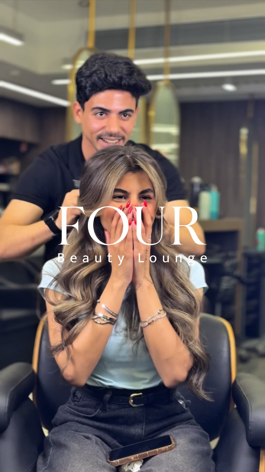 You finally found your perfect hair color 😍 Hair color by Malek @fourbeautylounge #strokesofperfection