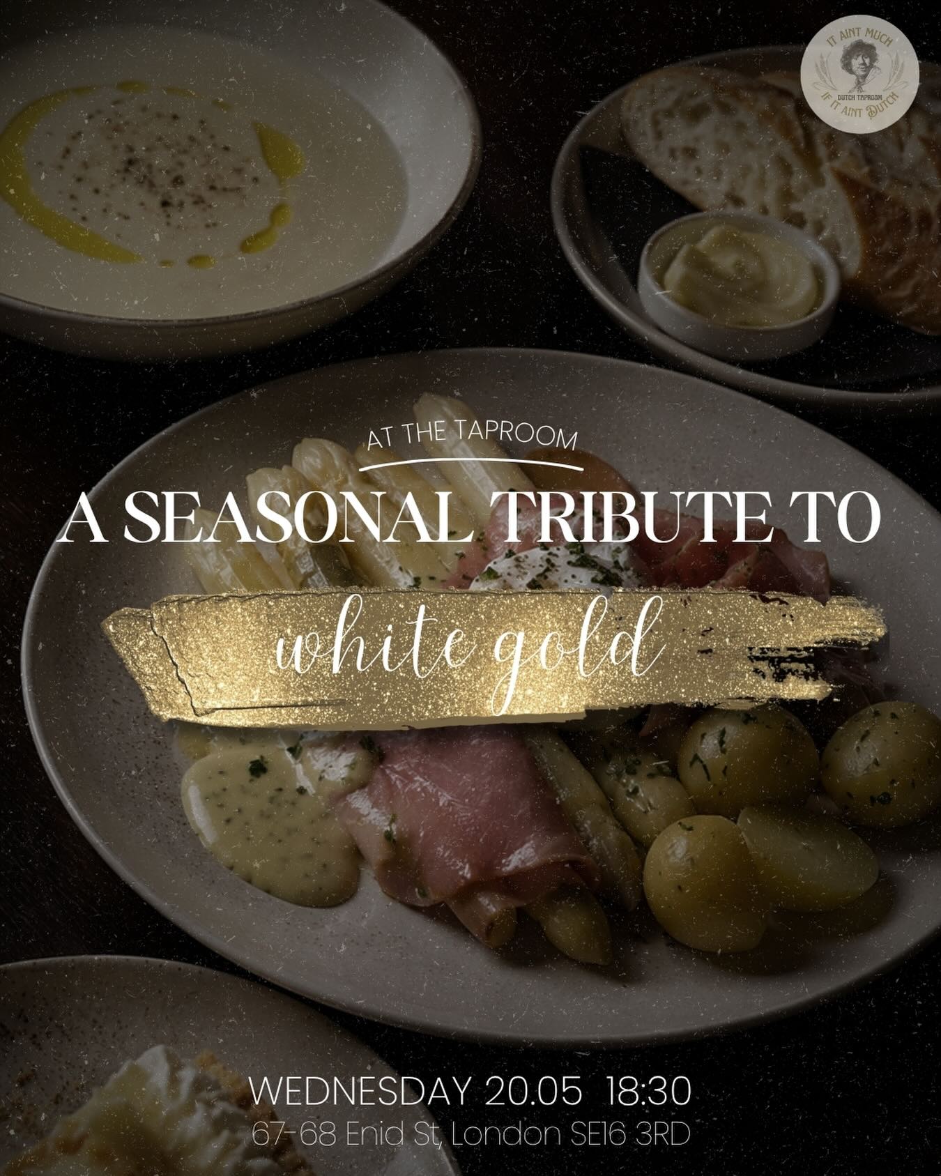 ✨ Just a little reminder… our White Asparagus Dinner is happening on Wednesday 20th May.
Known as “White Gold” in the Netherlands, white asparagus takes centre stage for a special 3-course evening at the taproom 🍽️
Good food, good beer, good company 🍻
📅 Wednesday 20th May
⏰ 18:30
📍 Dutch Taproom
Book now before it’s sold out! 🚨
https://www.dutchtaproom.co.uk/event-details-registration/white-aspargus-dinner
#DutchTaproom #WhiteAsparagus #WhiteGold #AsparagusSeason #bermondseybeermile