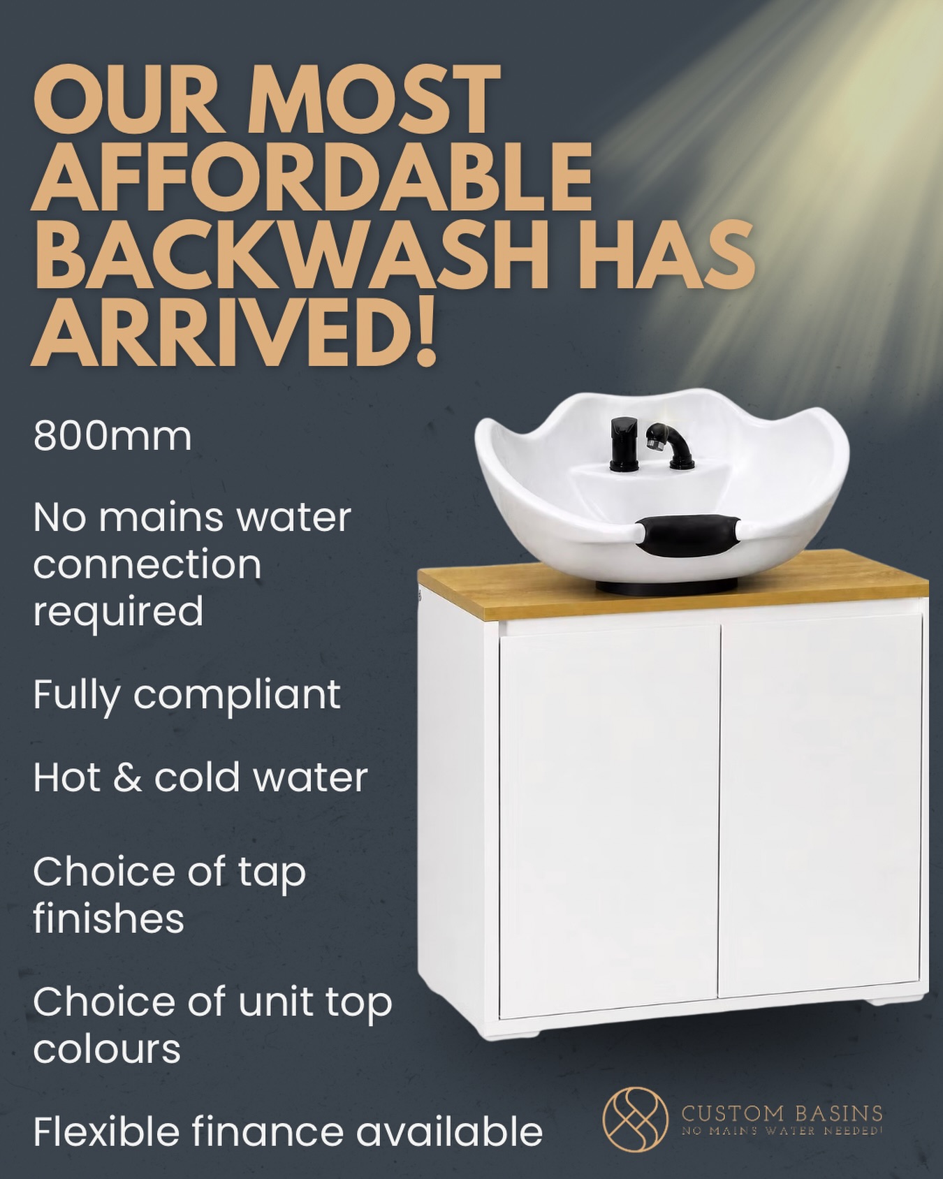You asked for a more affordable backwash option… and here it is 🙌🏼
Our newest backwash offers the same no mains water connection convenience you know and love, now at a more budget-friendly price!
Available in 800mm, the deep basin provides a comfortable washing experience for your clients, while the compact design still gives you a practical, professional setup.
You can customise the look to suit your space by choosing from brushed gold, brushed silver or matte black tap finishes, along with a choice of wood effect, white, black or grey worktops.
As with all of our units, it delivers fully automatic hot and cold water with consistent pressure, is fully compliant, and can be set up without any plumbing.
Flexible finance options are also available, including Klarna, Clearpay and PayPal, making it easier to get your new setup sooner!
Head to our website for more details!
#ukhairdresser #hairdressersuk #athomehair #hairdressing #backwash