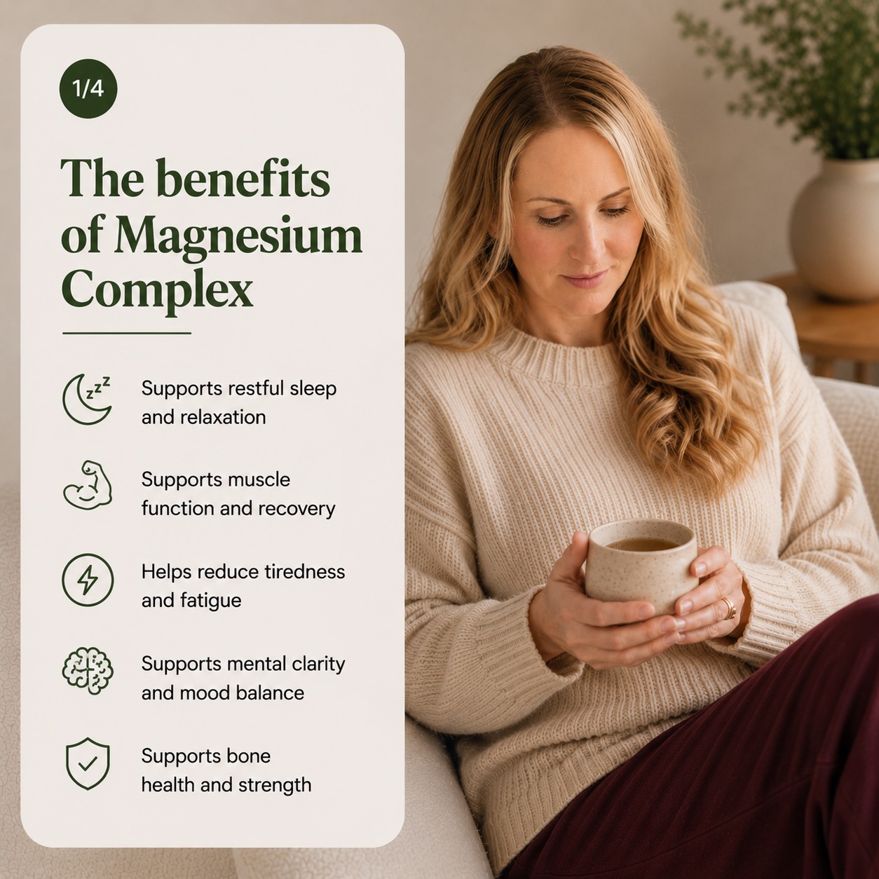 Tired, wired, struggling to switch off? 👀
Your body could be low in one of the most important minerals for sleep, stress, energy & recovery… Magnesium …… Emaze inner health magnesium complex