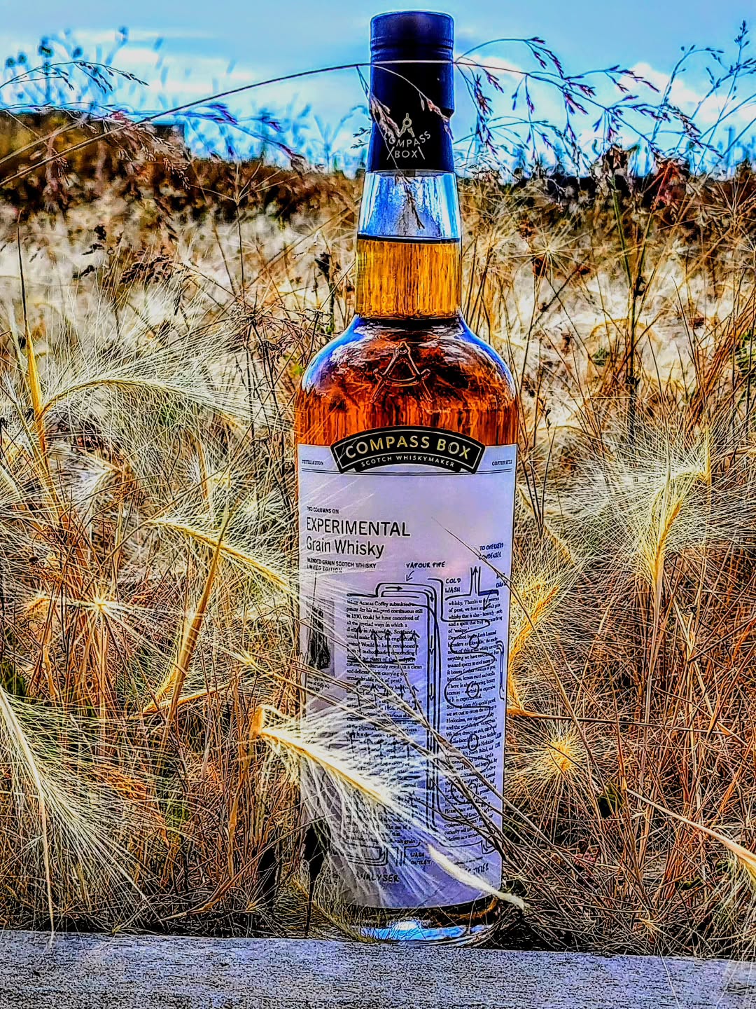 Ahhhh @compassboxwhiskyco you release some great whiskies.
This one is one of my favorite Comoass Box releases in a while.
The "Experimental Grain Whisky" is a blend of different grain whiskies and the ednresult is absolutely tasty.
Made up of the following:
36.7% North British from a recharred American oak barrel
31% peated 100% malted barley from Loch Lomond run through their grain still
17.8% of the Compass Box Hedonism blend from a second fill bourbon cask
14.5% Cameronbridge from a recharred American oak.
The peat adds a very nice soft smoke to this already delicious blend.
Velvety and oily with flavours full of toffee, light fruits and that touch of BBQ smoke all come together in harmony and absolutely delicious!
.
.
.
.
.
#whisky #grainwhisky #compassbox #experimental #delicious