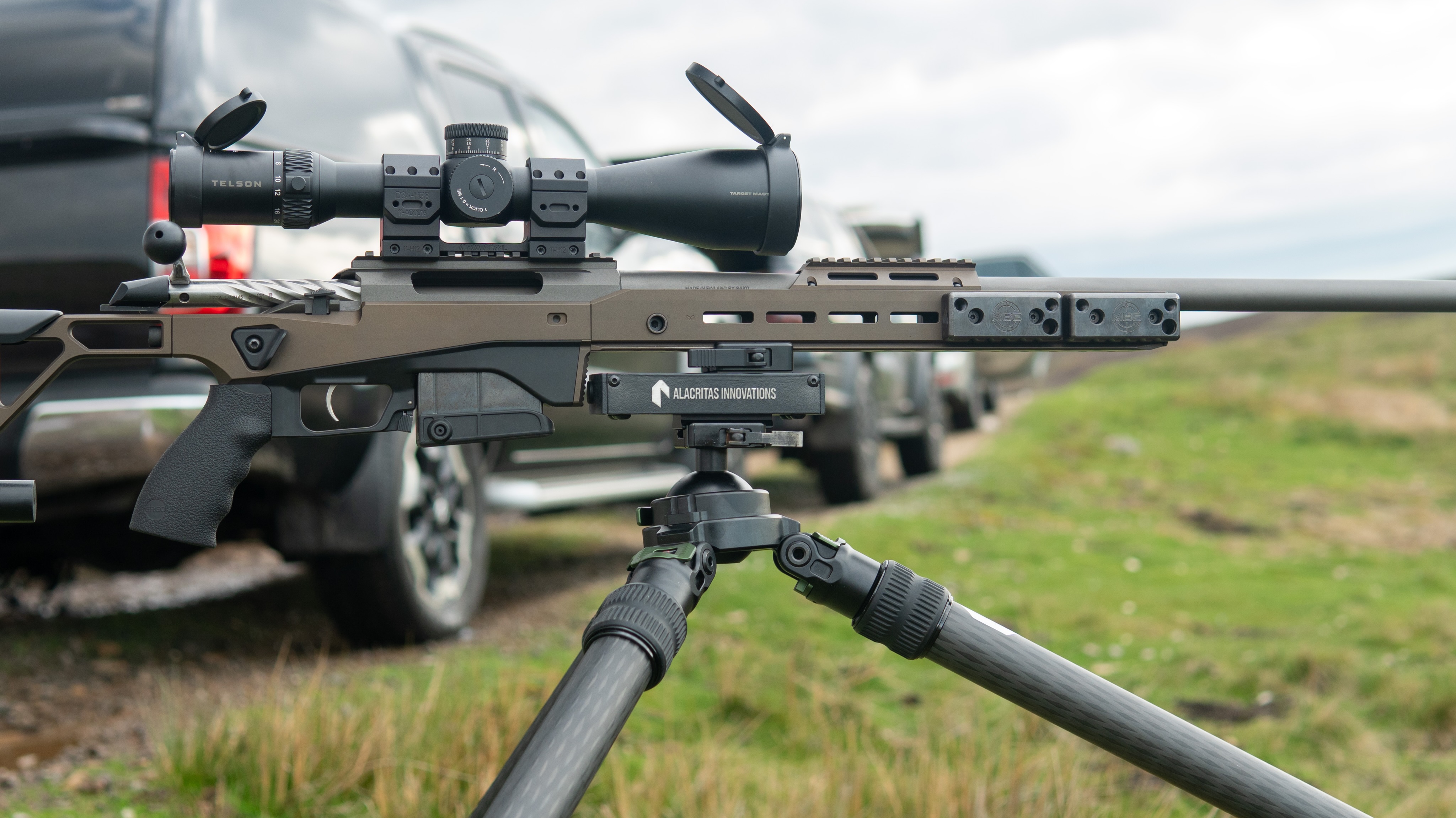 The LRD isn’t just for bench setups
Mounted on a tripod, it helps keep the rifle tracking straighter, returning more naturally, and staying more manageable through recoil.
More control.
Better shot observation.
A more stable shooting system.
Built to perform wherever the rifle goes.
#precisionrifle #longrangeshooting #tripodshooting #rifleaccuracy