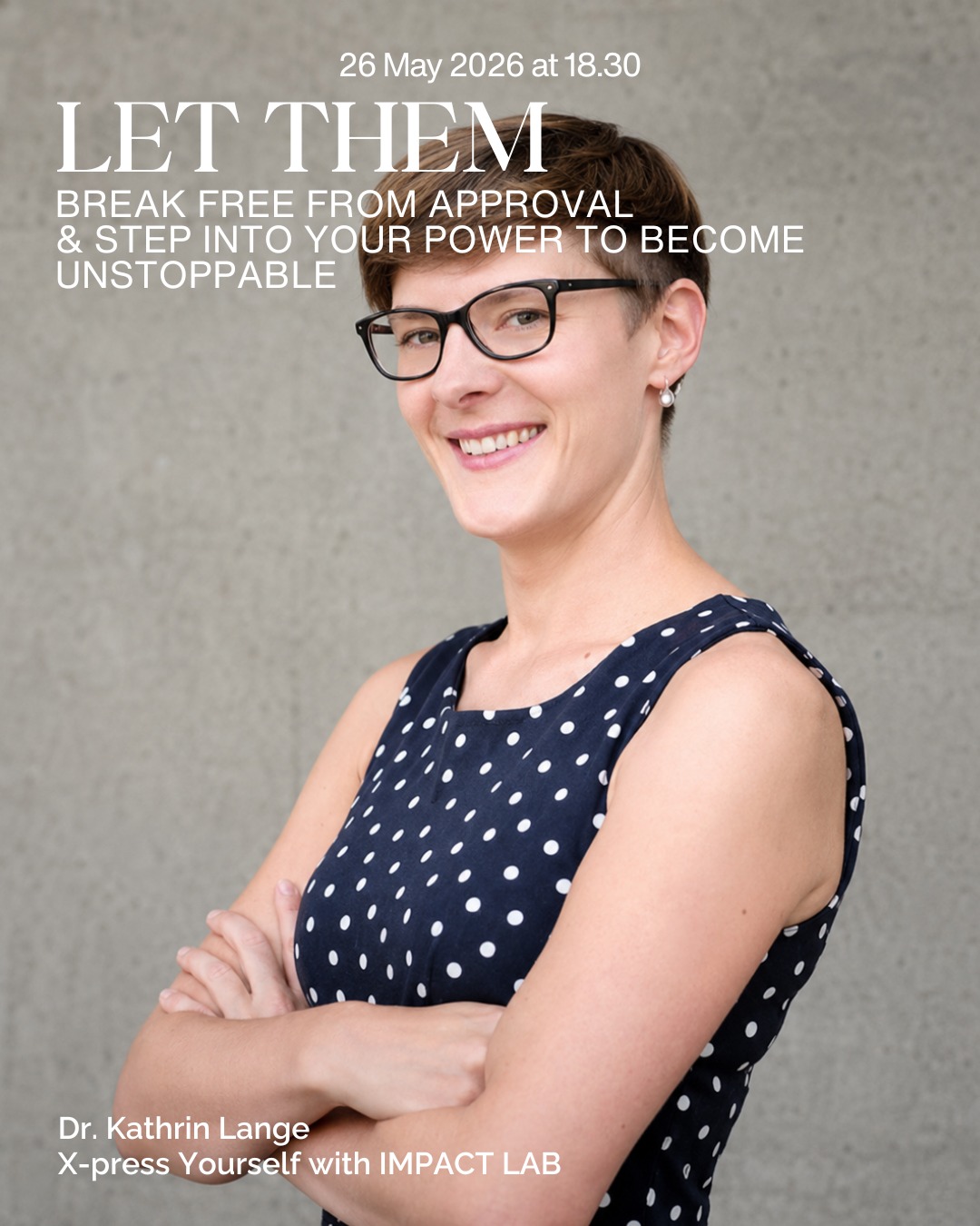 🚀What if the only thing standing between you and what you actually want… is what other people think?
On May 26, we’re hosting Kathrin Lange for an evening that’s part workshop, part honest conversation. A PhD chemist turned leadership mentor and communication trainer, Kathrin has navigated more than a few unexpected turns herself and she’s spent years helping professionals break free from people-pleasing patterns and find their voice. Her sessions are interactive, reflective, and built for real change.
🚀Expect powerful reflections, practical tools
Resident, Seefeld Zürich
26 May 18:30
Register at PWG-zh.com