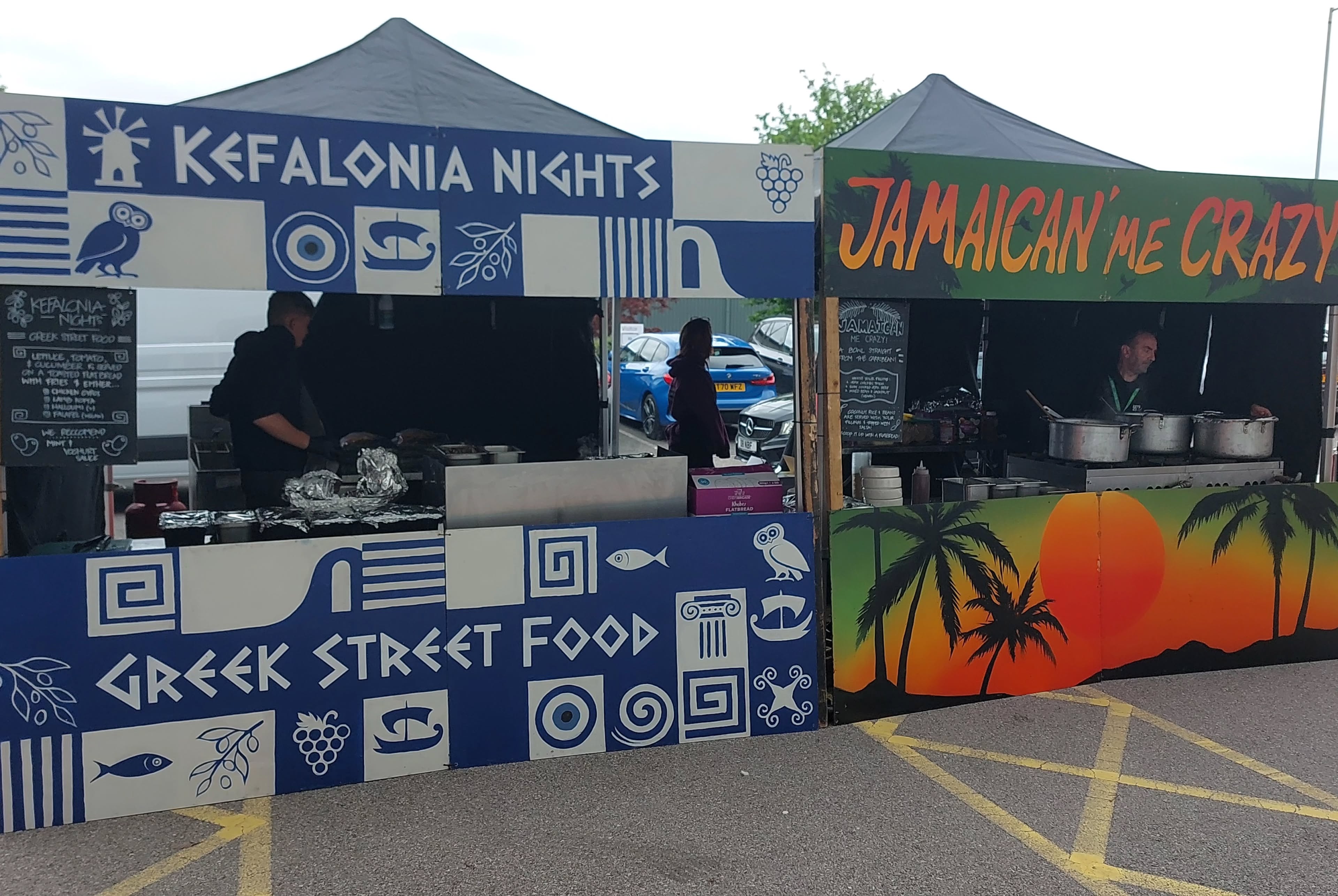 Great day working with @gatherandgather today
Tasting bowls of Jamaicing Me Crazy and Kefalonia Nights