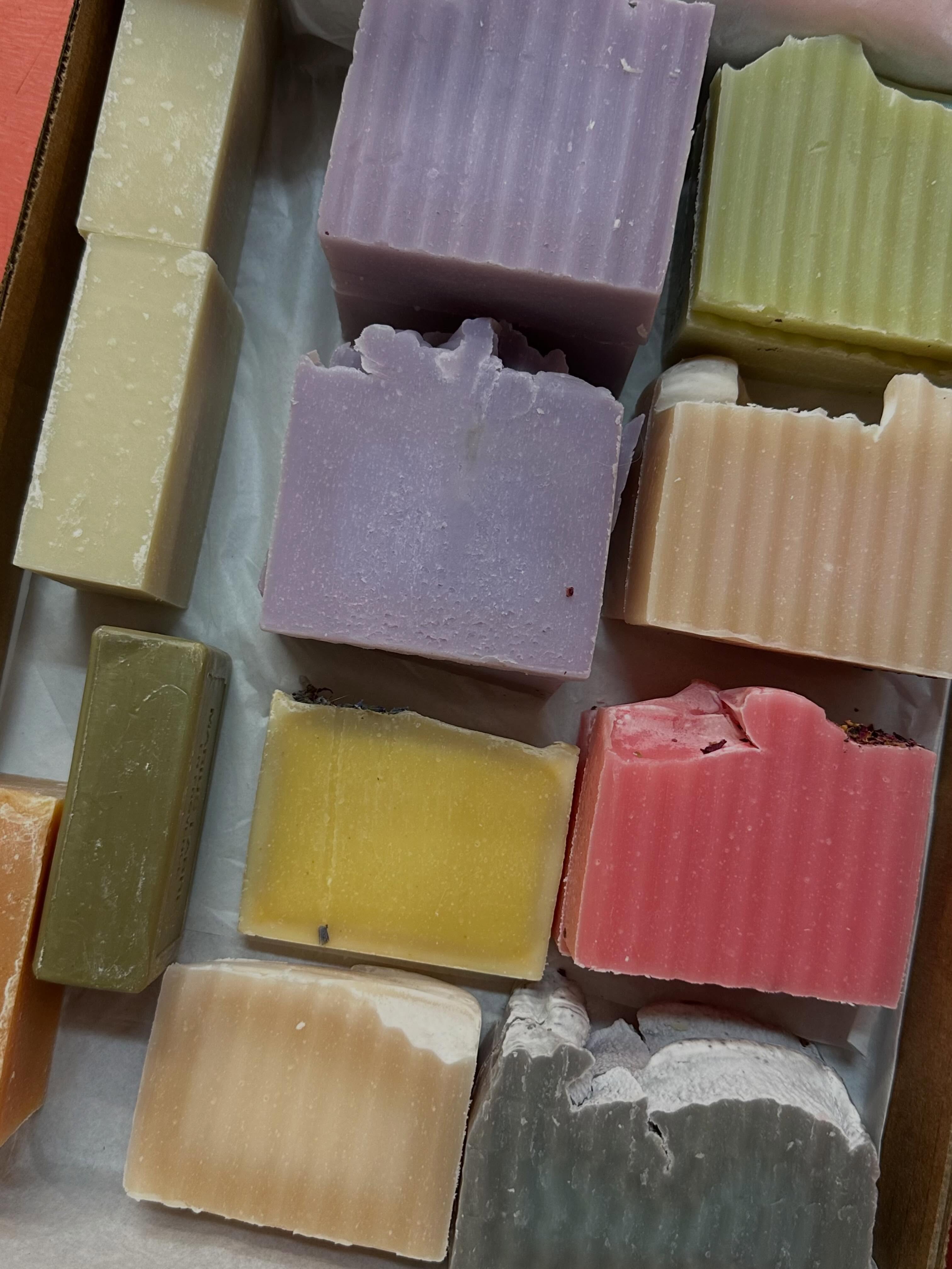 Soap by the slice … looks good enough to eat, though we wouldn’t suggest it!