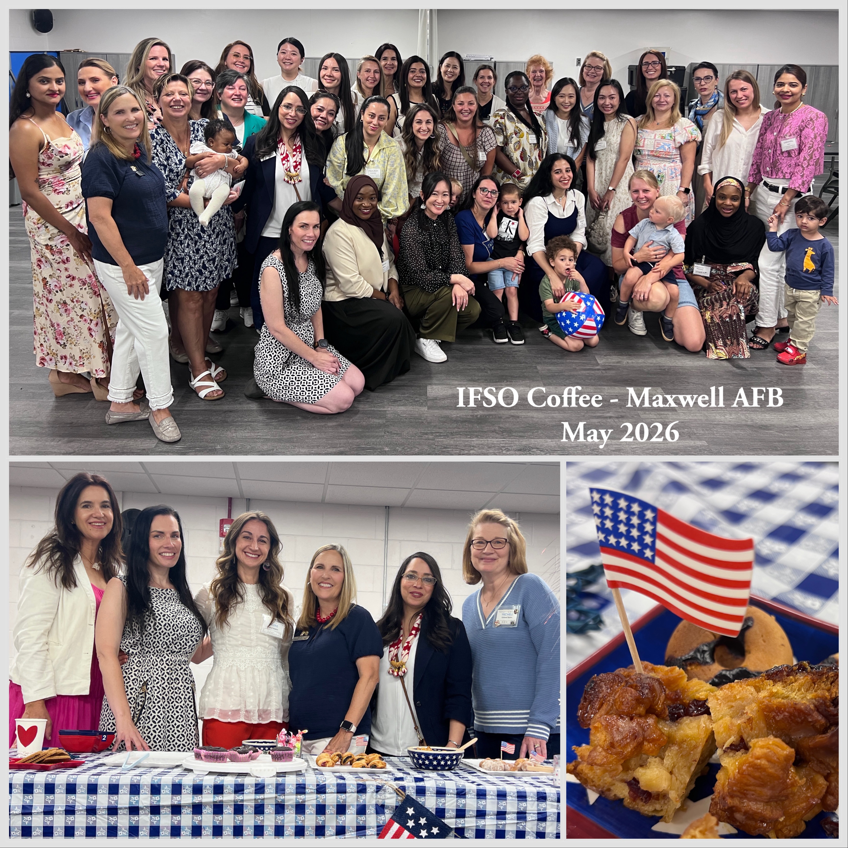 IFSO Coffees โฆ where international military officersโ spouses gather on Maxwell AFB to relax, share coffee and tea, enjoy tasty bites and conversation, and build lasting connections. Friends Foreverโฃ๏ธ
๐ฉ๐ฟ ๐ง๐ฆ ๐ง๐ฌ ๐จ๐ฑ ๐จ๐ด ๐จ๐ฟ ๐ช๐จ ๐ช๐ฌ ๐ช๐ช ๐ซ๐ท ๐ฌ๐ท ๐ฌ๐น ๐ฎ๐ณ ๐ฎ๐ฑ ๐ฎ๐น ๐จ๐ฎ ๐ฐ๐ท ๐ฑ๐ป ๐ณ๐ฑ ๐ณ๐ฌ ๐ฏ๐ต ๐ต๐ช ๐ท๐ด ๐ท๐ธ ๐ธ๐ฌ ๐น๐ผ ๐น๐ญ ๐น๐ณ ๐น๐ท ๐ฌ๐ง ๐บ๐ธ