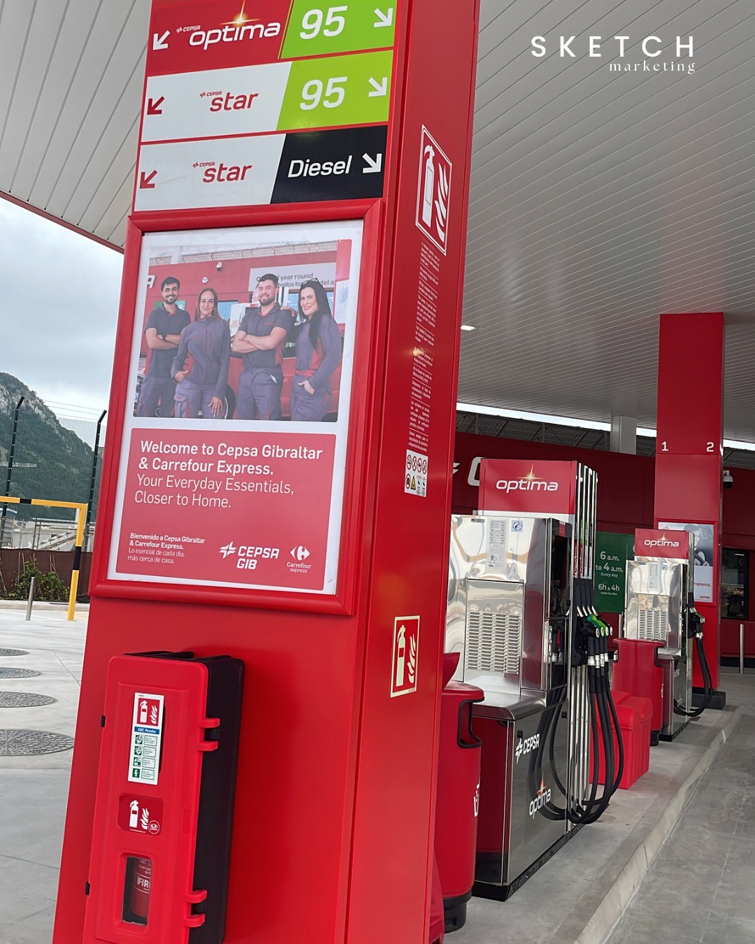 Your brand, right where it matters.
Outdoor print isn’t just about visibility, it’s about being present in your customer’s everyday moments.
For Cepsa Gibraltar, this placement turns a simple stop into a branded experience, reinforcing trust, familiarity, and connection with every visit.
Need help with Outdoor prints? Message us!
#OutdoorMarketing #PrintAdvertising #BrandVisibility #CustomerExperience #GibraltarBusiness #SketchMarketing