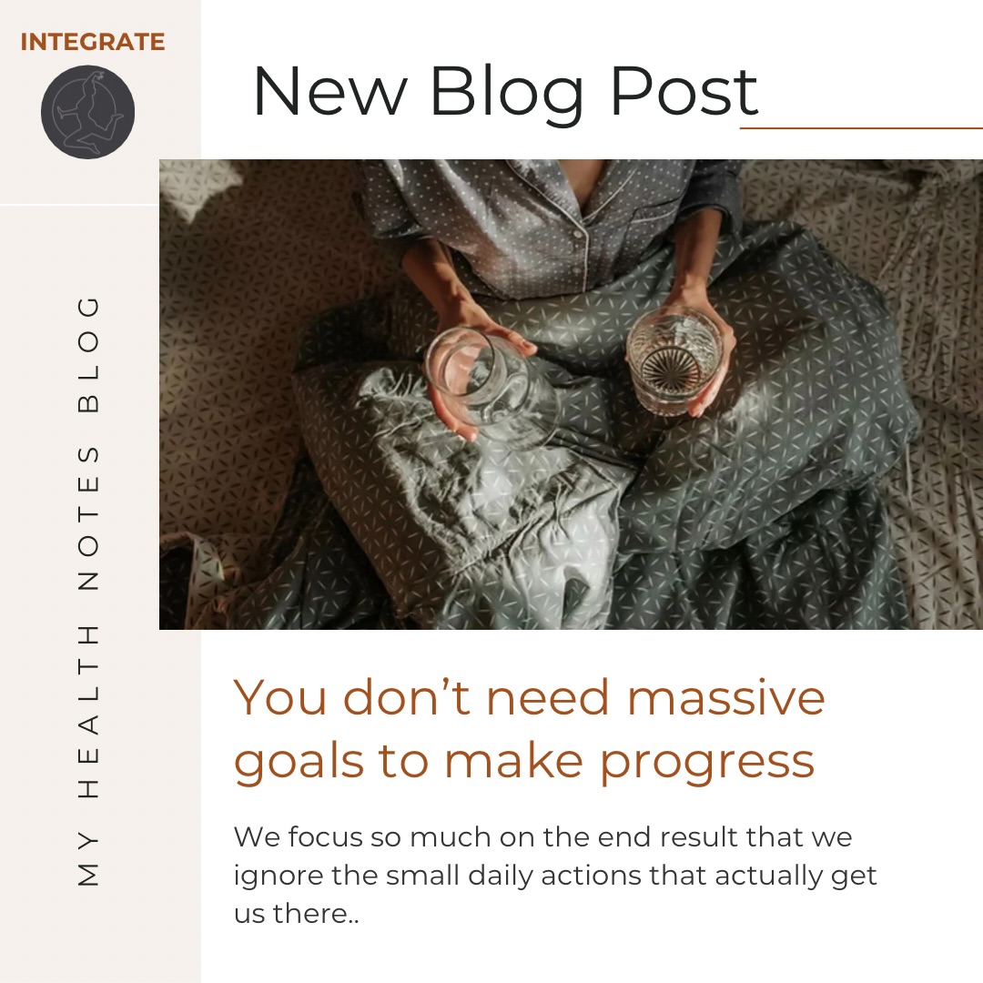 My Health Notes Blog
NEW POST
Last year I lost a stone, but not through anything extreme.
No strict diet.
No cutting out entire food groups.
No punishing workout routine.
Read my latest blog to find out how.
INTEGRATE
#integrate #healthblog #iamhabituallyhealthy #healthyhabits
