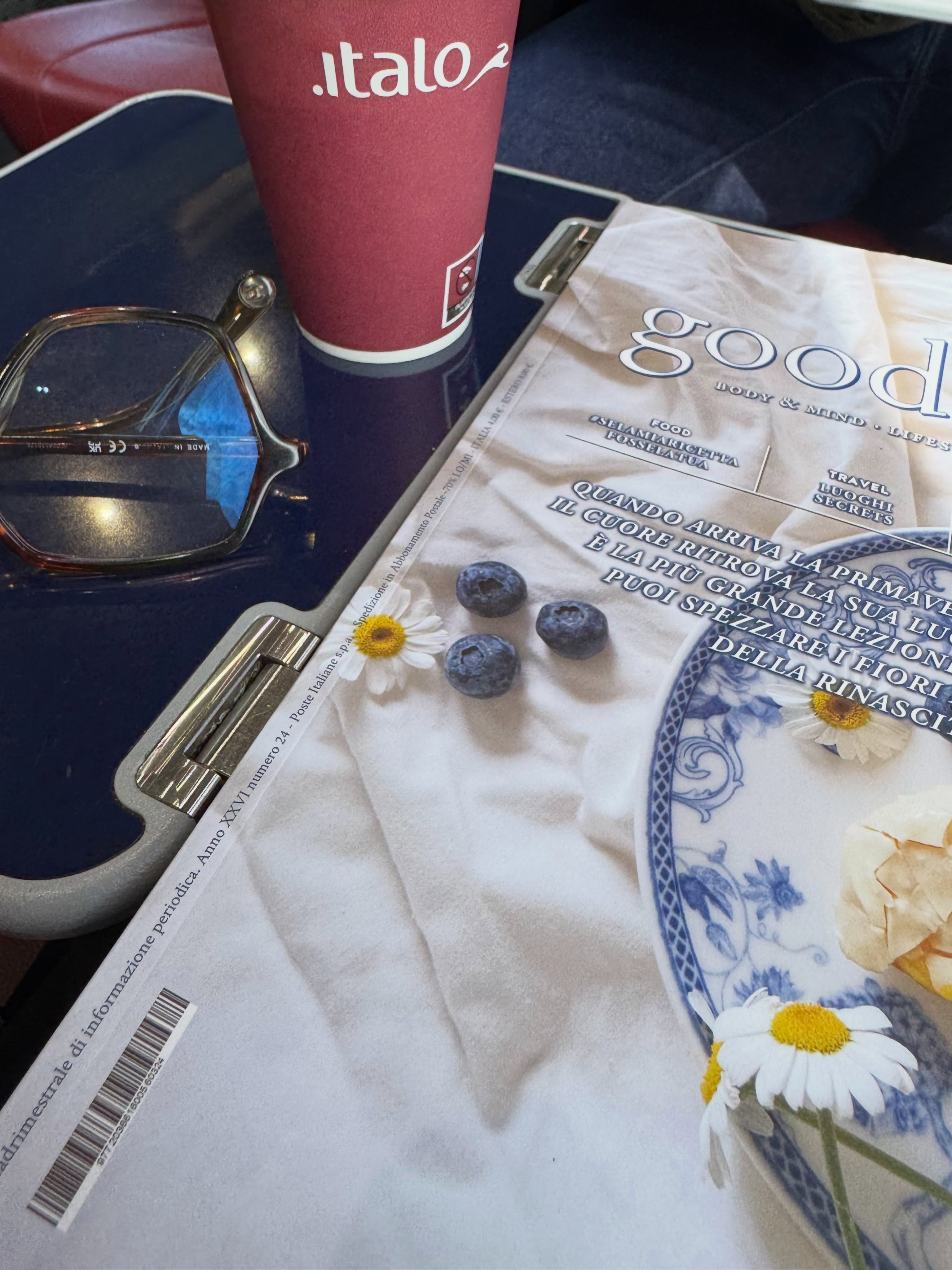 Sai che puoi trovare Good living magazine nelle lounge di @italotreno ?
Eccoci qui in viaggio così ♥️
#redazioneinviaggio #italotreno #trainlovers