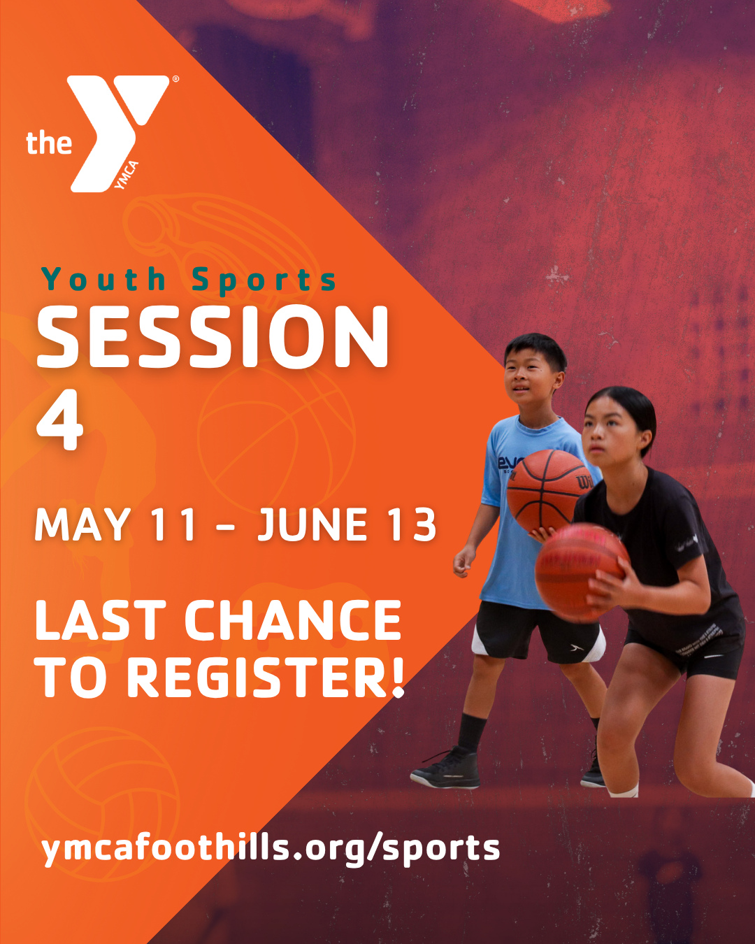 🤸 🏀 🎮Last chance to register for Session 4! We have a variety of programs available for anyone who wants to get involved, including Cheer, E-Sports, Swim, Volleyball and many other fantastic programs. You're sure to find one that suits your needs.
✨ Session 4 Program Dates ✨
May 11 - June 13
🔎 For more info, visit ymcafoothills.org/sports
#kidssports #kidsbasketball #esports #gymnasticsclass #waterpolo #swimclass #volleyball #dance