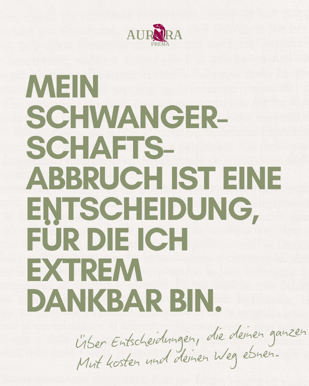 Wir laufen in eine Richtung, denken, dass so das Leben funktioniert, weil wir es so gelernt haben, nur um zu merken, dass es zwar funktioniert, aber mit wirklicher Lebendigkeit und spürbarer Zufriedenheit wenig zu tun hat.
Manchmal rennen wir so lange mit unserer Prägung umher, dass es eine Krise braucht, um die Bereitschaft zu entwickeln, etwas zu verändern.
Um anzuerkennen: Wenn mir mein Wohlbefinden am Herzen liegt, muss ich verändern verändern.
Und oft ist genau diese Entscheidung, über den Tellerrand zu blicken und bereit sein es anders zu machen, Wachstum.
xx,
Aurora