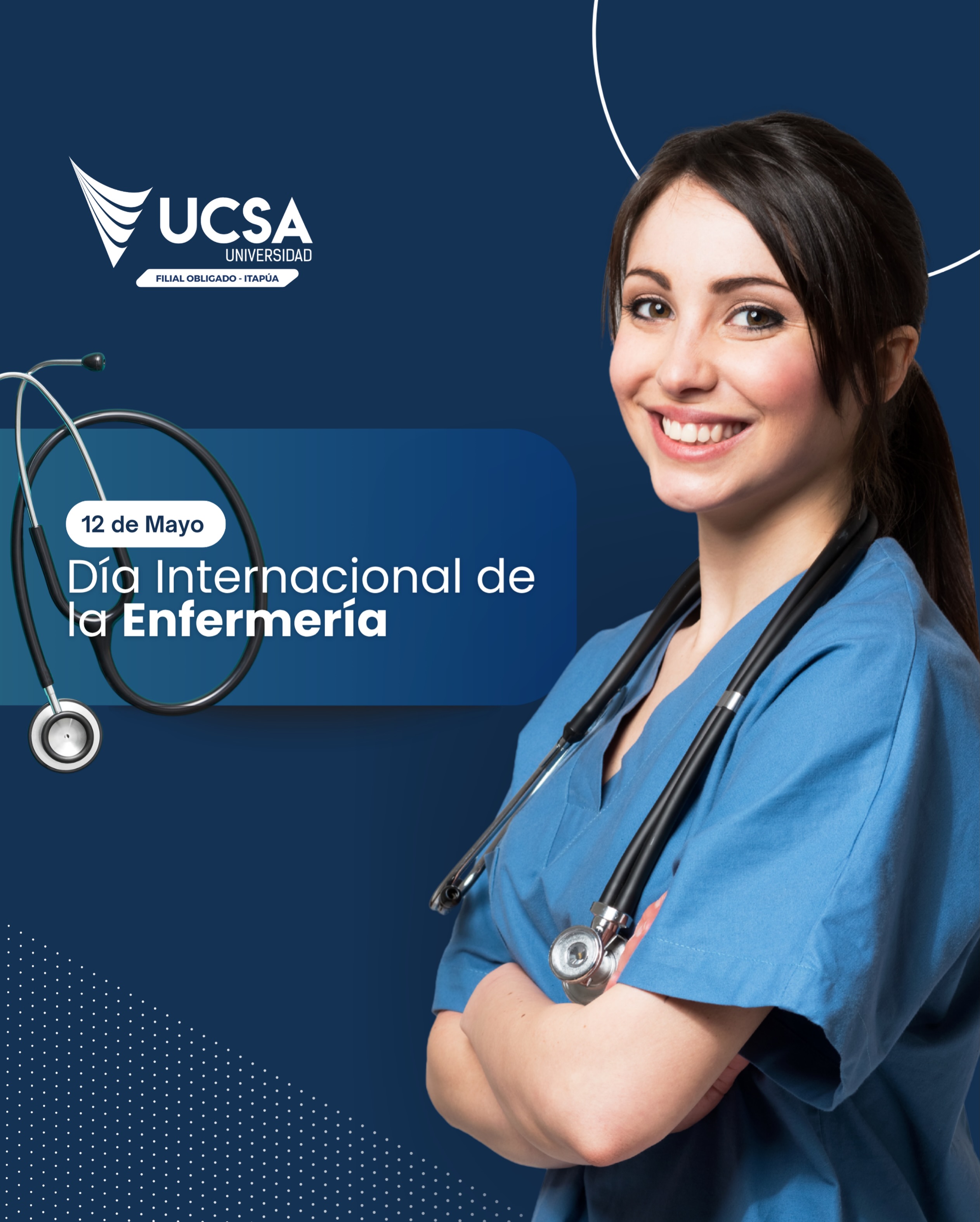 12 de Mayo | Día Internacional de la Enfermería 👩⚕️👨⚕️
Hoy reconocemos la vocación, el compromiso y la dedicación de quienes cuidan la vida con empatía y profesionalismo.
Gracias a todos los profesionales de enfermería por su invaluable labor y por ser fundamentales en cada etapa del cuidado de la salud.
#UCSA El futuro está en tus manos 🙌