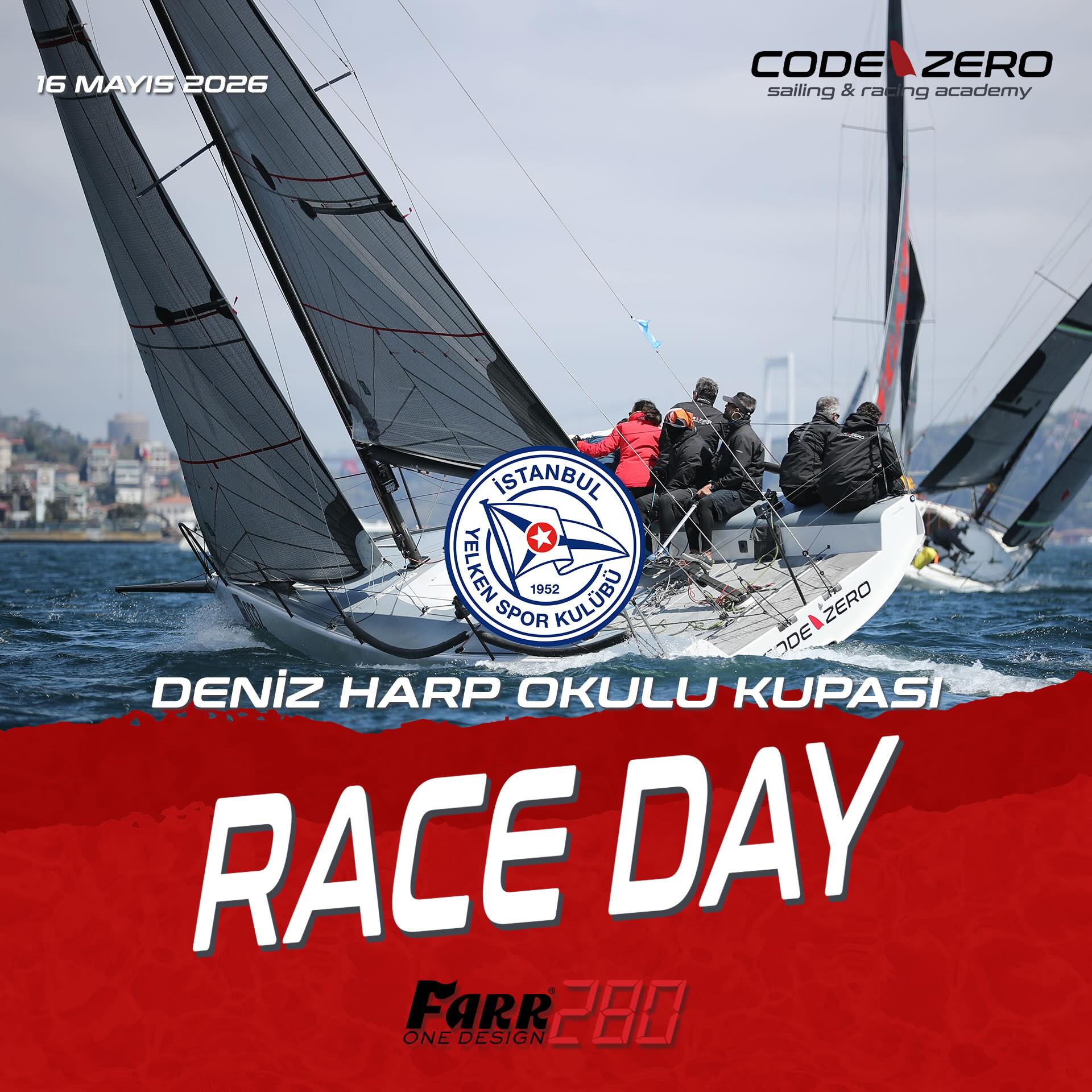 16 Mayıs 2026 tarihinde #farr280 model teknemizle @istanbulyelken1952 42. Yıl Deniz Harp Okulu Kupası için parkurda olacağız. #winningisntcomfortable
Team Zero
@tehlile
@dileksiseyler
@onuralpaslan
@asenaakocogluu
@aboynamedcharliebrown_
@nurcinbohur
@coratography