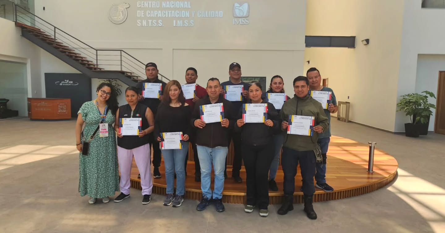 Curso: Cultura de Servicio dirigido a los elementos del Servicio de Protección Federal en el IMSS, impartido en el Centro Nacional de Capacitación y Calidad. #stnss #sccyc #imss