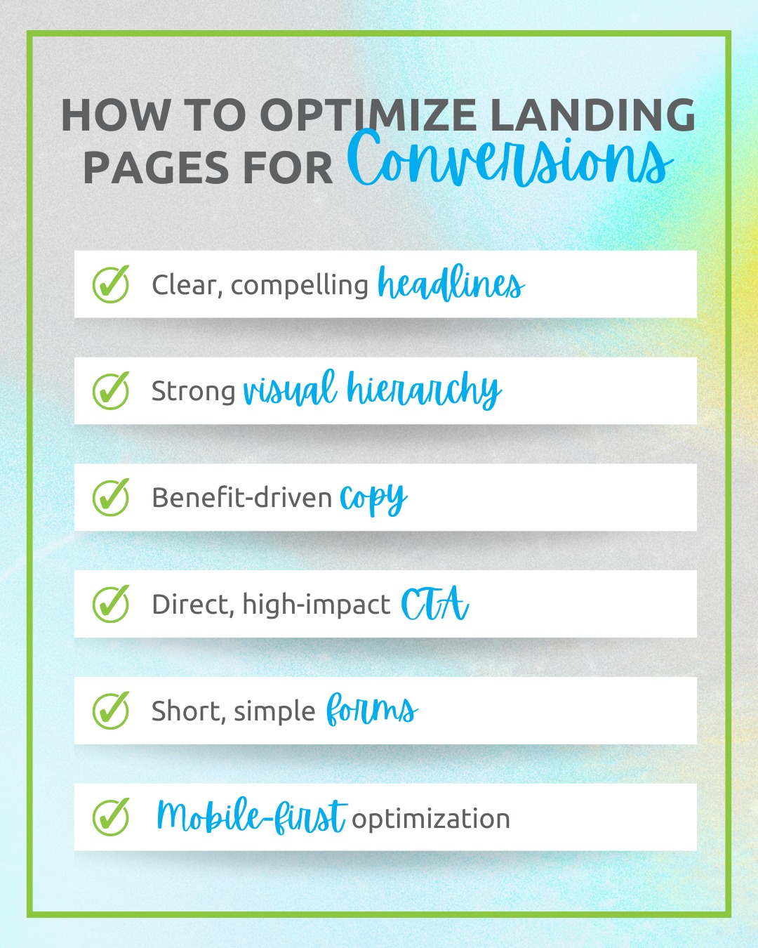Your landing page should do more than look good. It should convert. From stronger CTAs to mobile optimization, these best practices can help turn more visitors into customers 💫
Check out how Omega can help improve your digital marketing strategy, and contact us today at the link in bio 🔗
#YourOmega #LandingPageOptimization #DigitalMarketing #ConversionRateOptimization #WebDesign