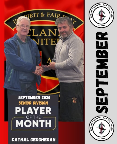 KDFL Monthly awards congratulations to all ⚽️⚽️⚽️