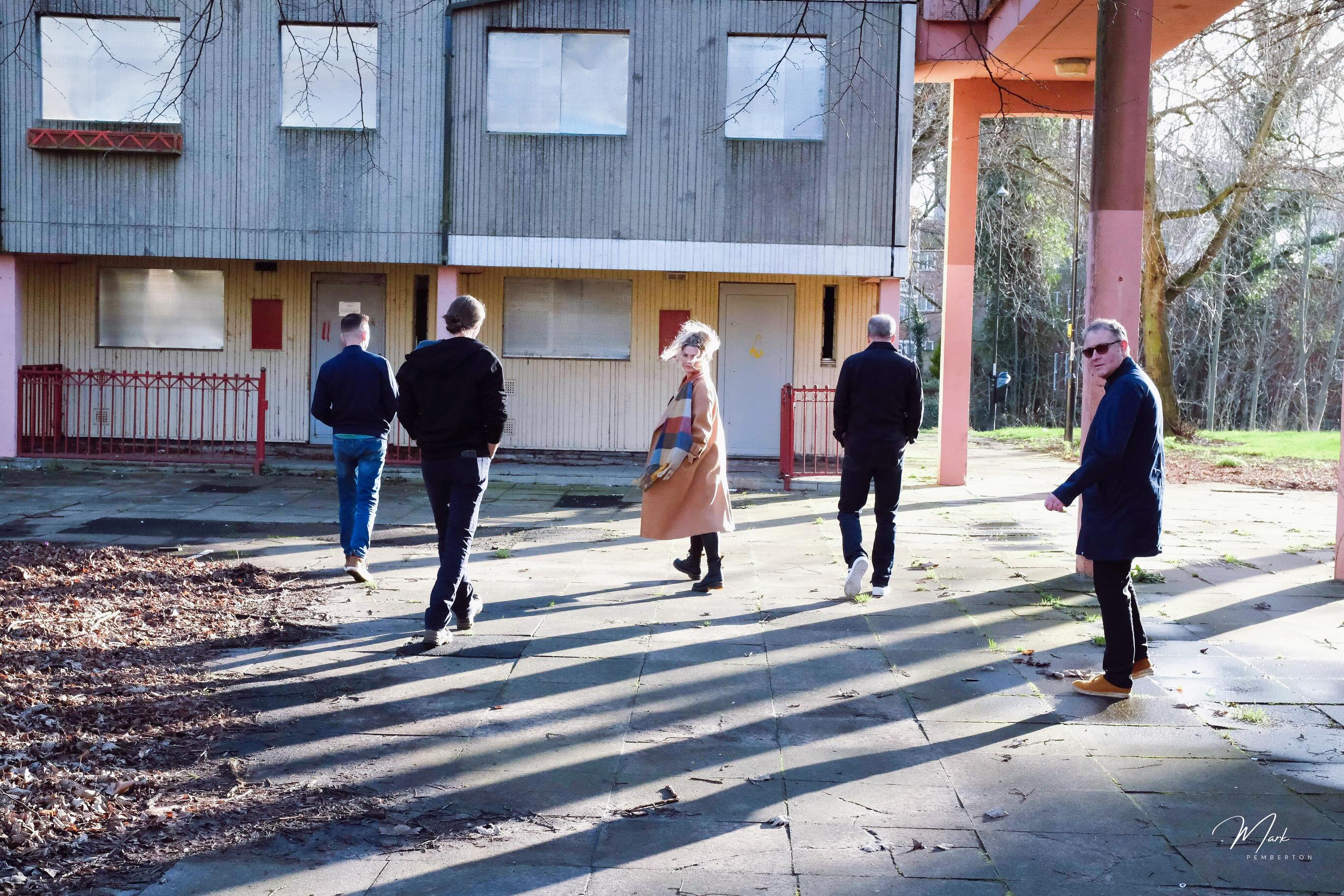 The day I shot some iconic photos for the the unstoppable @_thesession , this run down housing estate in Spon end has now gone forever, a bit of social history #bandshoot #bandphotoshoot #bandphotographers