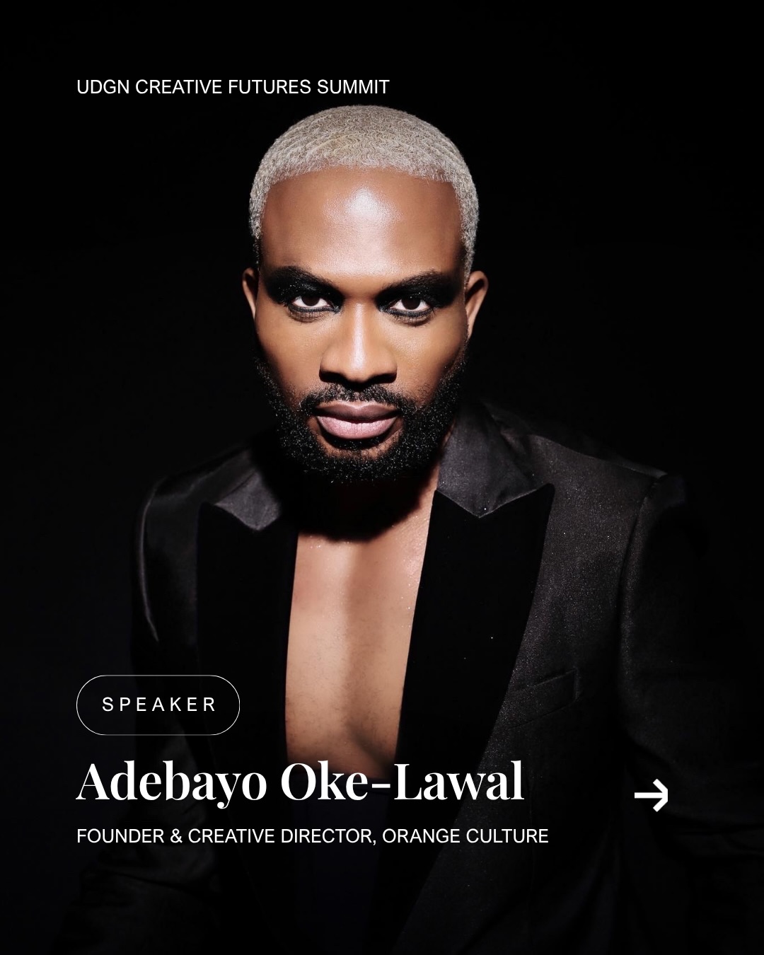 We’re excited to welcome Adebayo Oke-Lawal, Founder & Creative Director of Orange Culture, to the UDGN Creative Futures Summit 2026.
BOF 500 honouree.
Forbes 30 Under 30 creative.
LVMH Prize finalist.
One of the leading voices shaping contemporary African fashion globally.
June 15th. London College of Fashion.
The future of fashion is in the room.
Get your ticket now — 30% £105
#UDGN #CreativeFuturesSummit #OrangeCulture #FashionIndustry emergingdesigner