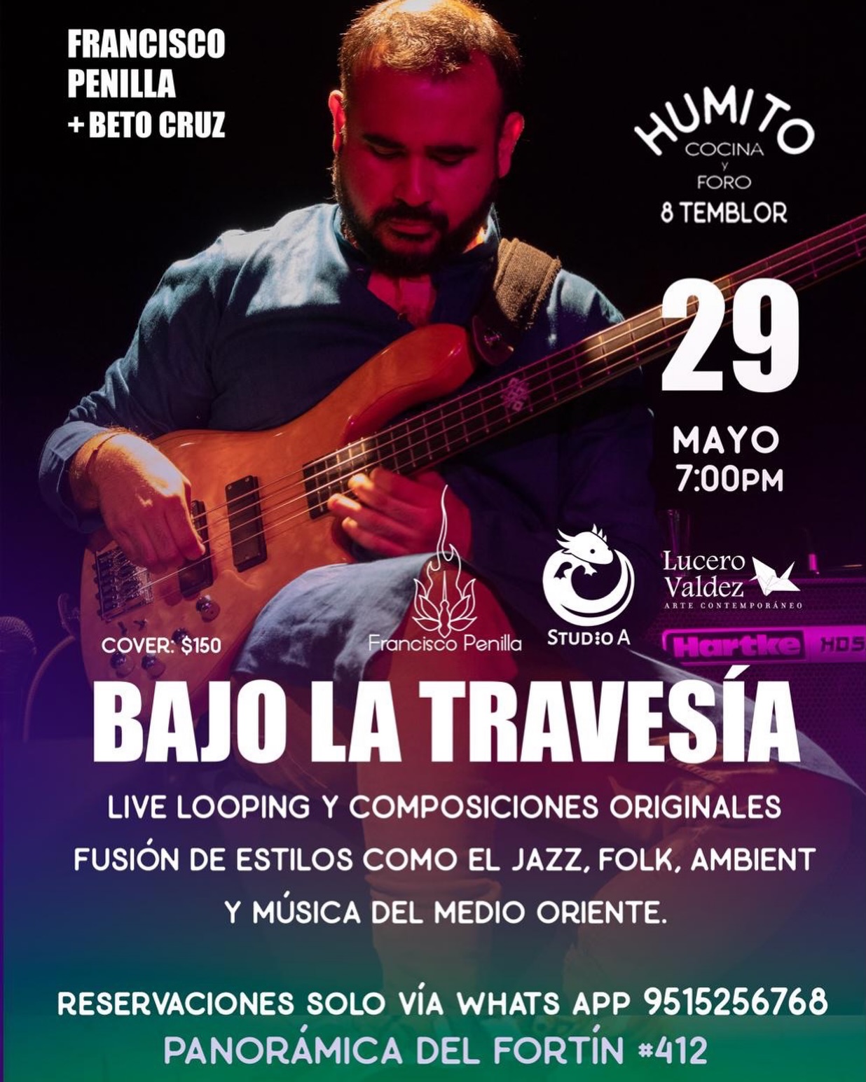 Parte de la@andanza por esta tierra mágica. Con @betocruzmusic. #oaxaca #bajo #loop