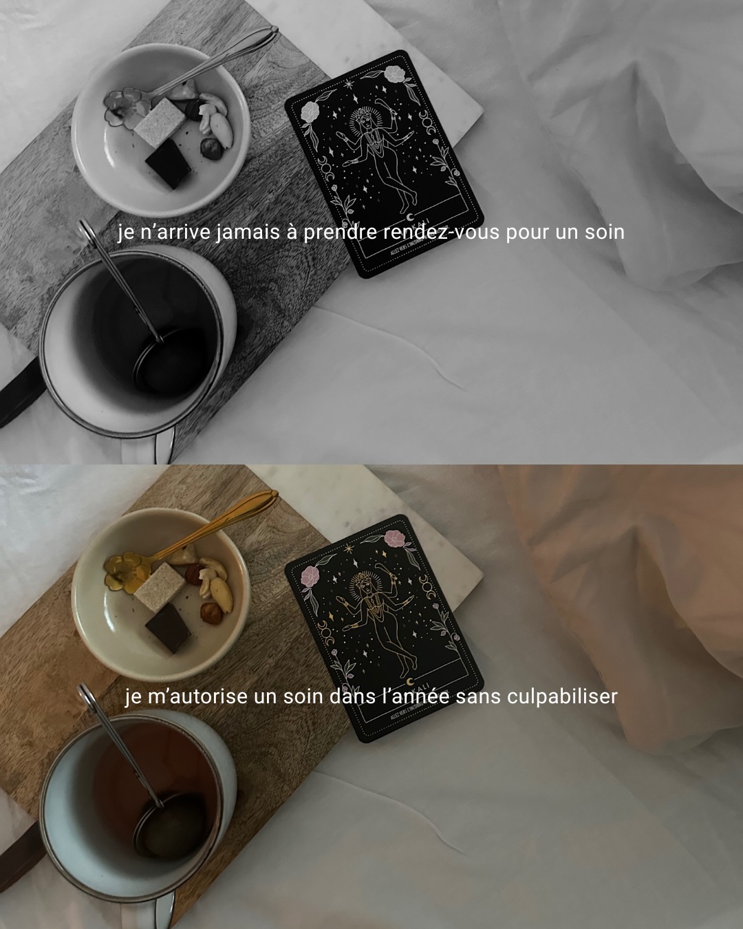Changer de routine aide.
Changer son regard sur soi change encore plus. ✨
Moins de pression.
Moins de culpabilité.
Plus d’écoute.
Plus de douceur.
Parce que prendre soin de soi ne devrait jamais être une performance. 🤍
Océane, Facialiste à Strasbourg ✨
#slowliving #bienetreholistique #soindesoi #selfcare #routinebeaute