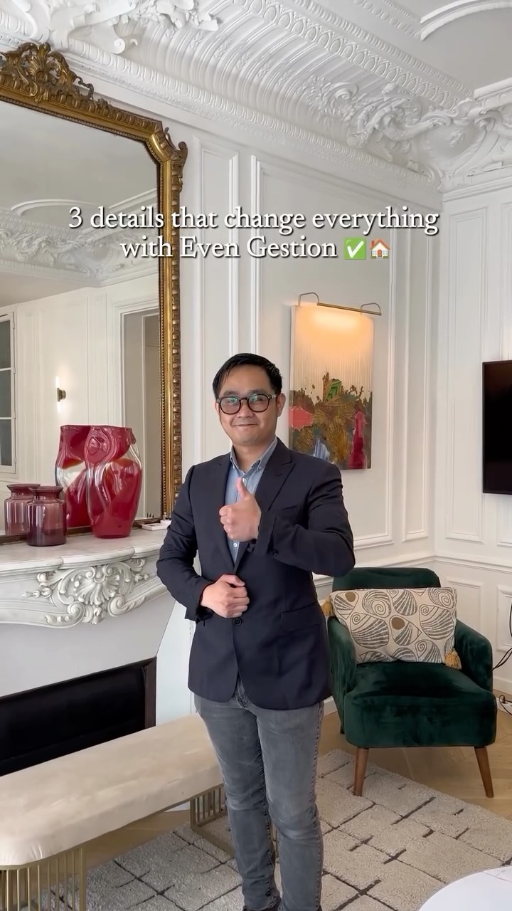Meet Dexter, our Operations Manager, who shows you the three details that make all the difference: meticulous cleaning, a starter pack, and quality linens.
At Even Gestion, comfort is in the details ✨.
#evengestion #airbnb #cleanapartments #parisstay