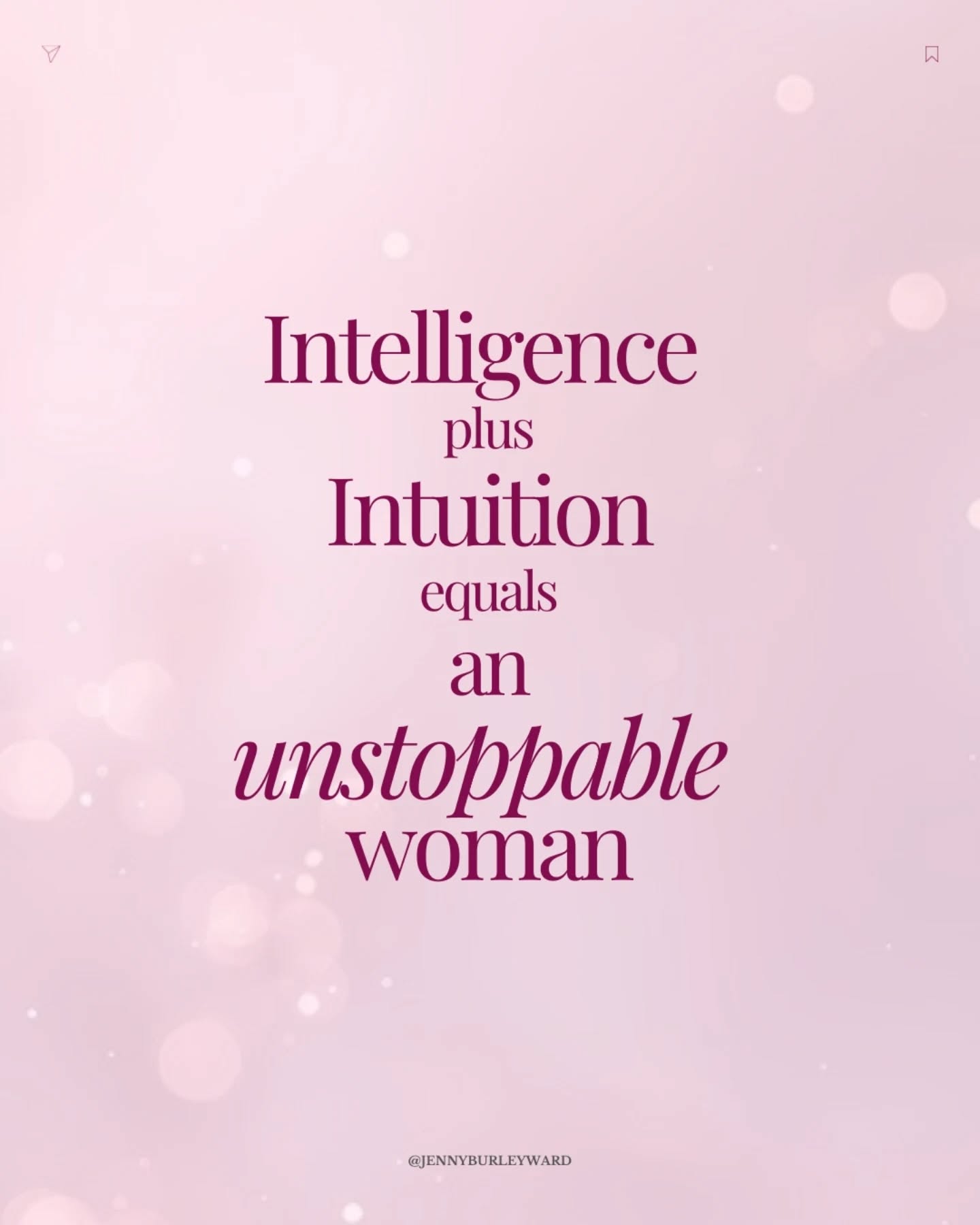 A dangerous combination 😉💥
Here's to more women amplifying and using both 💫