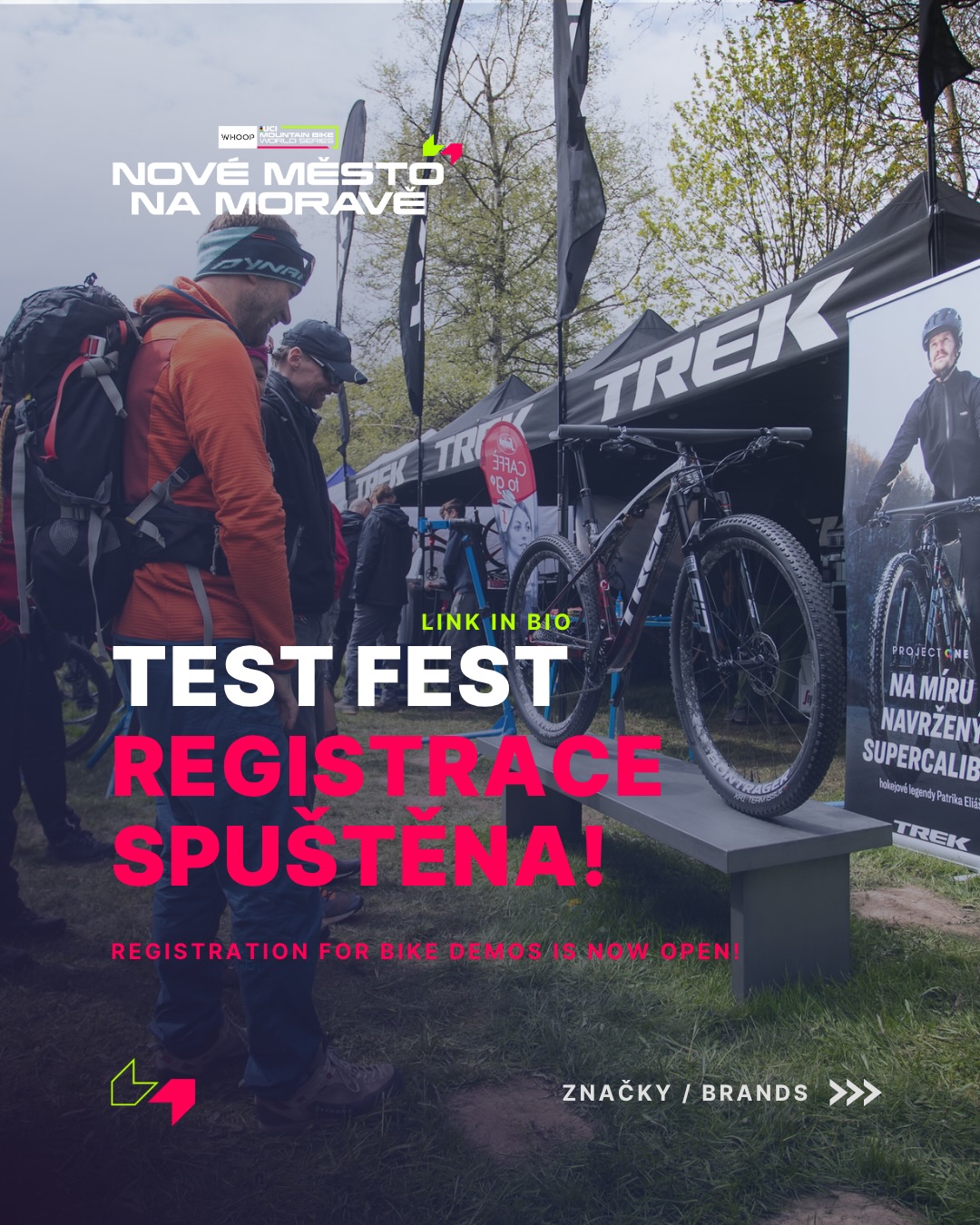 🇨🇿 Tak jo, je to venku. 😄🚵♂️
Registrace testovacích kol, workshopů i vyjížděk už běží. Tak moc neváhejte 👀
—-
🇬🇧 Alright, it’s out. 😄🚵♂️
Registration for test bikes, workshops and group rides is now open. So don’t wait too long 👀
#mtbnmnm #testfest #bikefestival #ucimtbworldcup #ucimtbworldseries