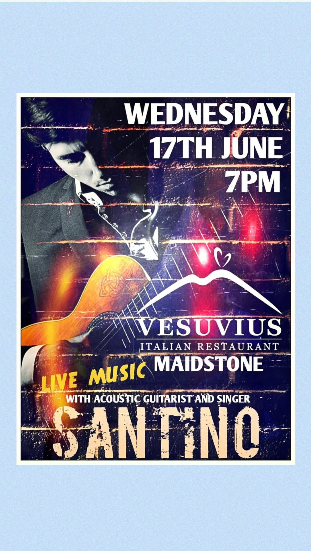 The date is set.. June 17th for Vesuvius’ 14th Bday… 🥳
—————————————————————
📧 - vesuvius2011@googlemail.com
☎️ - 01622 664969
👨💻 - www.vesuvius-restaurant.co.uk
📍 - 26 Lower Stone St, Maidstone, Kent
#vesuviusrestaurant #italianfood #maidstone #maidstonekent #livemusic