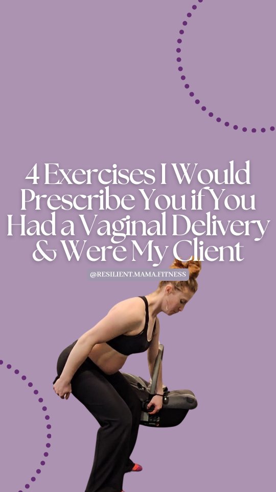 Unlike what society and even your doctor thinks, movement before 6 weeks is very safe and I would argue necessary.
WHAT you do does matter though.
Because movement before 6 weeks is all about connecting back to your body through your breath.
So this looks like
1. Just breathing (which is your most basic core exercise)
2. Very gentle core exercises (think pelvic rocks and heel slides)
3. Mid-spine and upper back mobility (open up the chest wall)
4. Lifestyle movements (like sit to stands and hinges)
98% if this is done on the floor in your living room next to your baby with the other 2% on a chair.
So what would I prescribe you for sets and reps?
1x through is all you need first of all.
And I would prescribe anywhere between 10-15 reps.
I have my clients doing workouts 3-4x a week which average around 15min in length.
It's important that every single rep is led by your breath and connects to your deep core because your body needs to learn how to stabilize again now that your baby is in your arms.
To hold your hand in this season, I designed a 6 week programming specifically for the first 10 weeks postpartum and it is ON SALE!
Comment RECOVERY and I'll send you the link to the program. Use "BIRTH10" at checkout to get 10% off.
Be Resilient Mama!
#earlypostpartum #postpartumfitness #postpartumworkout #4thtrimester #newmom