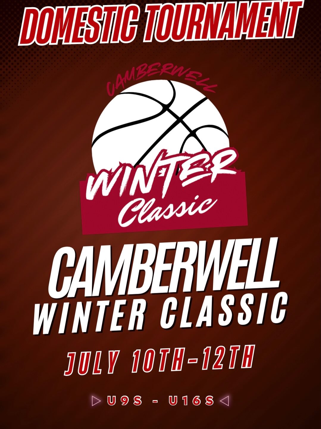 The Camberwell Winter Classic
A fantastic local tournament experience:
Registration and Further Details
Registration closes: Wednesday, 1st July, 2026
Register via PlayHQ: https://www.playhq.com/basketball-victoria/register/7729e7
Email: operations@camberwellbasketball.com