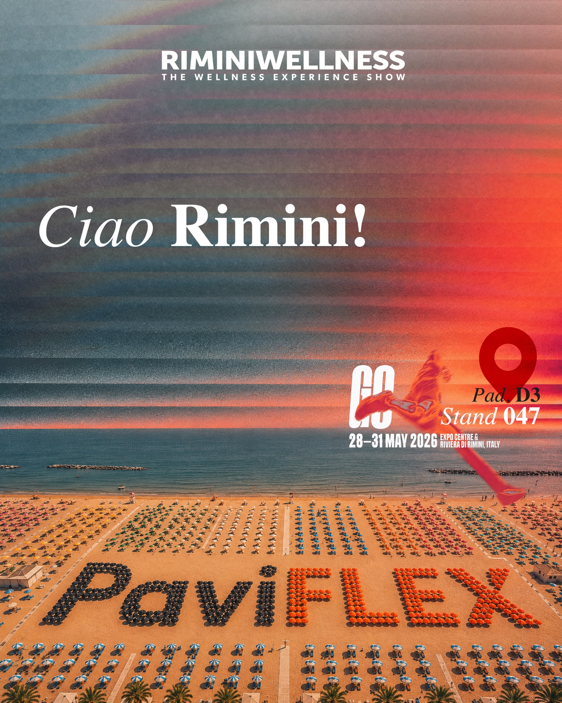 Ciao Rimini! 🇮🇹
Dal 28 al 31 maggio saremo a Rimini Wellness 2026 con le ultime innovazioni firmate PaviFLEX Gym Flooring.
🇮🇹 @riminiwellness
📍 Pad 3 / Stand 047
Scopri pavimentazioni fitness ad alte prestazioni, turf premium, superfici functional training personalizzabili e soluzioni in gomma ad alta densità progettate per moderni spazi fitness, hotel gym e wellness club.
Ci vediamo a Rimini! 🔥
__
From May 28–31, we’ll be at @riminiwellness 2026 showcasing the latest innovations in PaviFLEX Gym Flooring.
Discover high-performance fitness flooring, premium turf systems, customizable functional training surfaces, and high-density rubber solutions designed for modern gyms, hotel fitness spaces, and wellness clubs.
#RiminiWellness #PaviFLEX #GymFlooring #FitnessDesign #theBeastFlooring