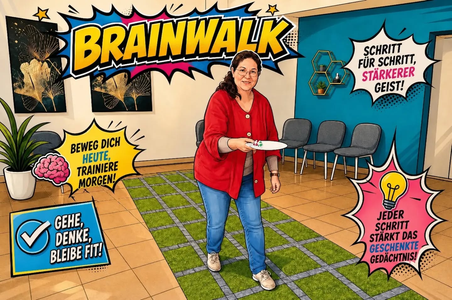 Heute durfte ich in Purbach meinen G-WEG, Brainwalk und das Vortragsprogramm „Trittsicher im Alter“ vorstellen. Viele Seniorinnen und Senioren waren mit dabei, haben aufmerksam zugehört und sogar einige mutige Freiwillige haben Übungen für Trittsicherheit und Balance ausprobiert. Danke für das große Interesse und den schönen Austausch kurz vor dem verlängerten Wochenende.
#gweg_sturzprophylaxe