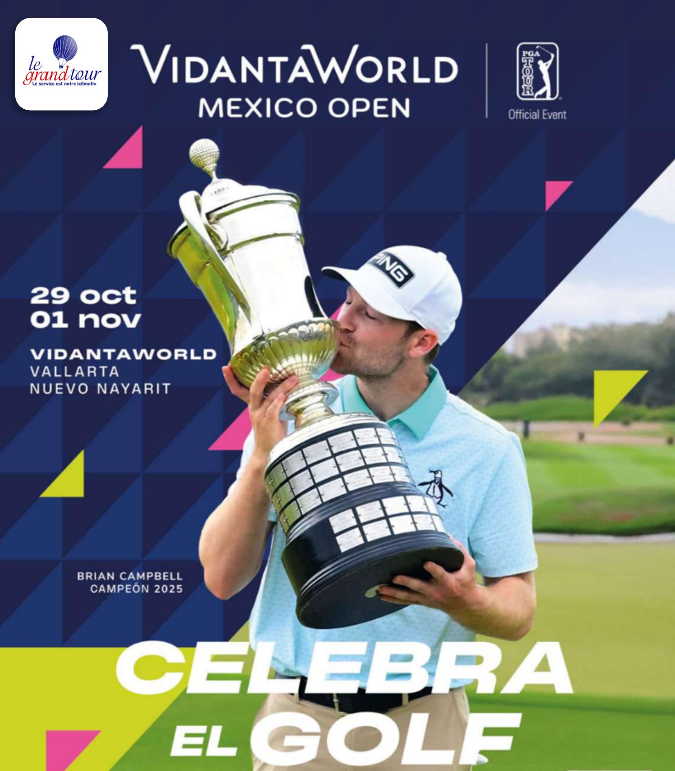 ¡El golf nunca se vio tan bien! ⛳️✨ Vive la elegancia y la pasión del Vidanta World Mexico Open en un escenario paradisíaco. 🌊🏌️♂️
#VidantaWorld #MexicoOpen #GolfLife